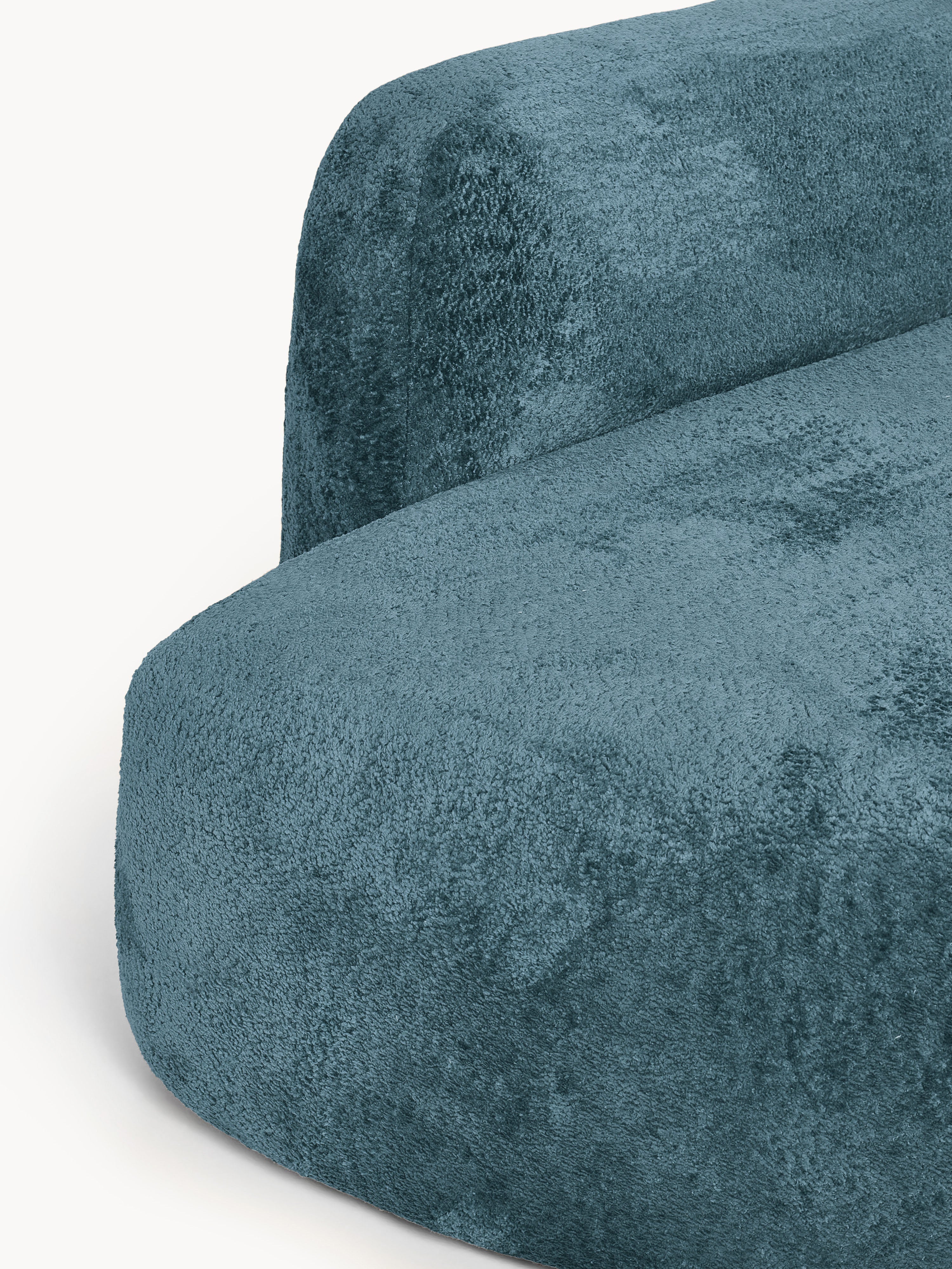 Wolke Modular Teddy Bouclé Corner Sofa (4-seater) with Chaise End