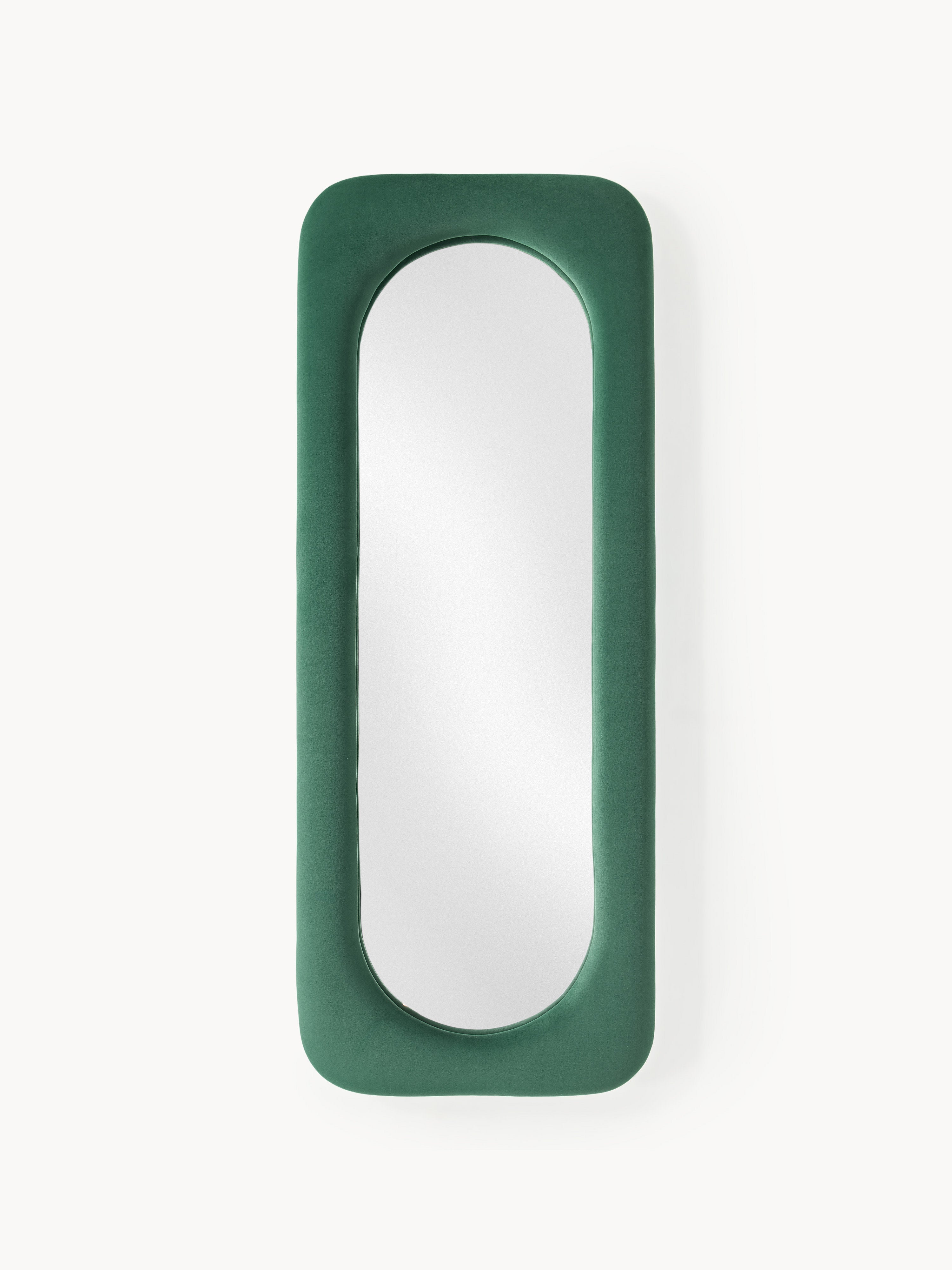 Gallery image 1 - Full-Length Wall Mirror Zola with Velvet Frame