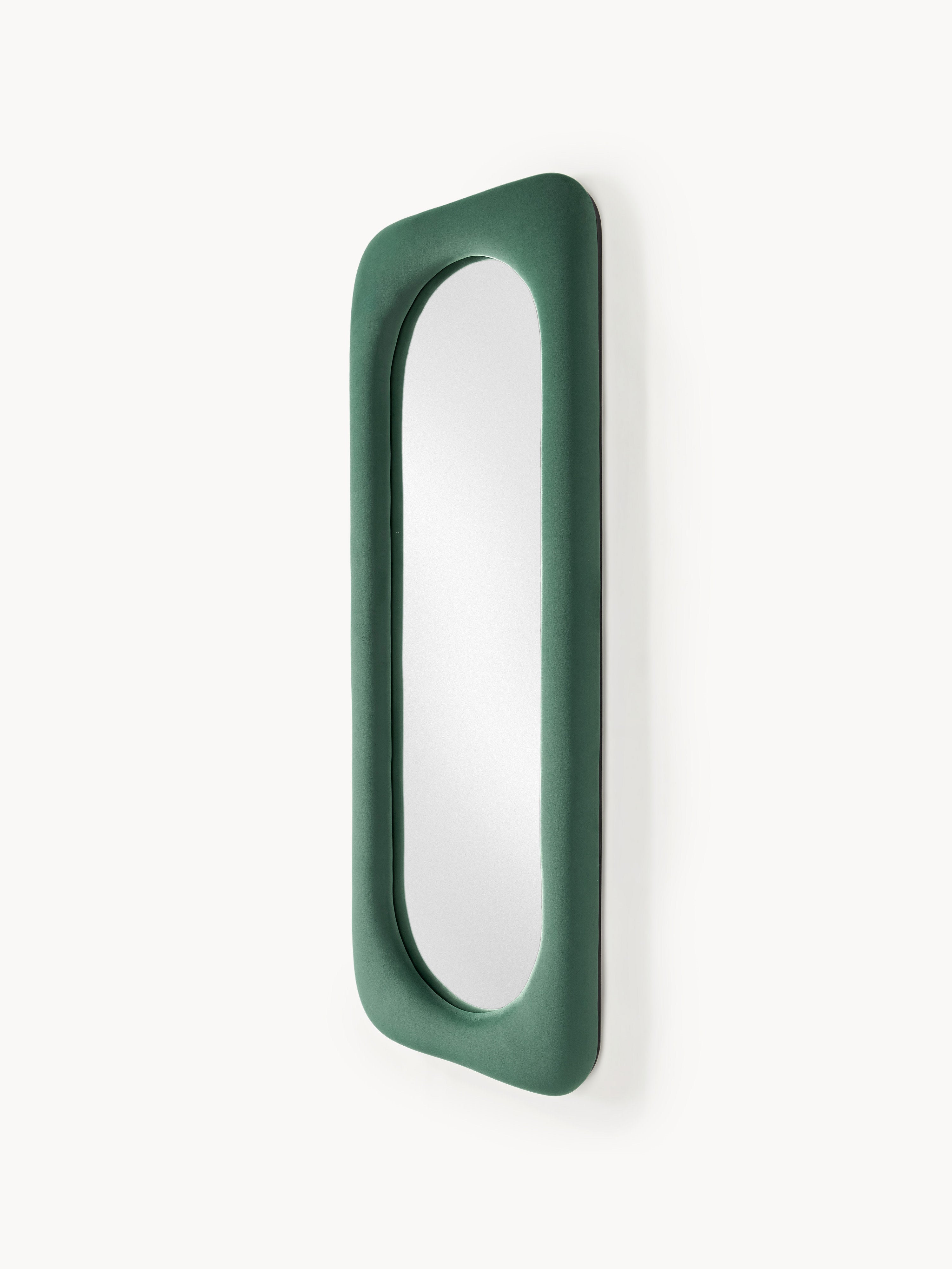 Zola Full-Length Wall Mirror with Velvet Frame