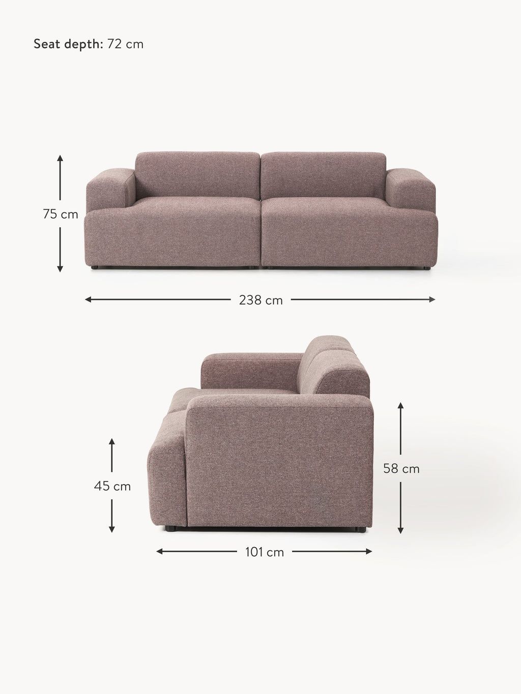 Melva Sofa (3-seater)
