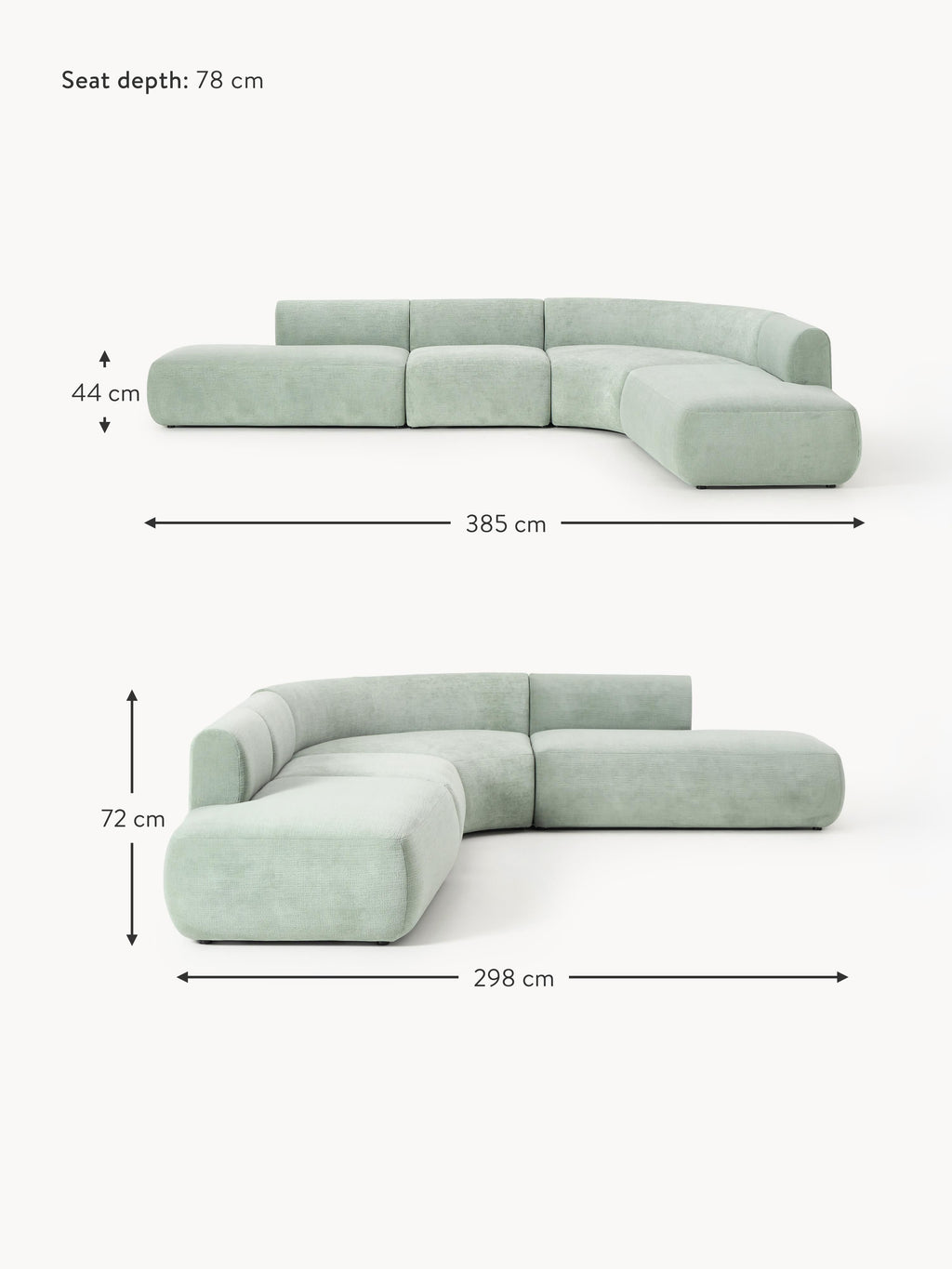 Sofia XL Modular Corner Sofa