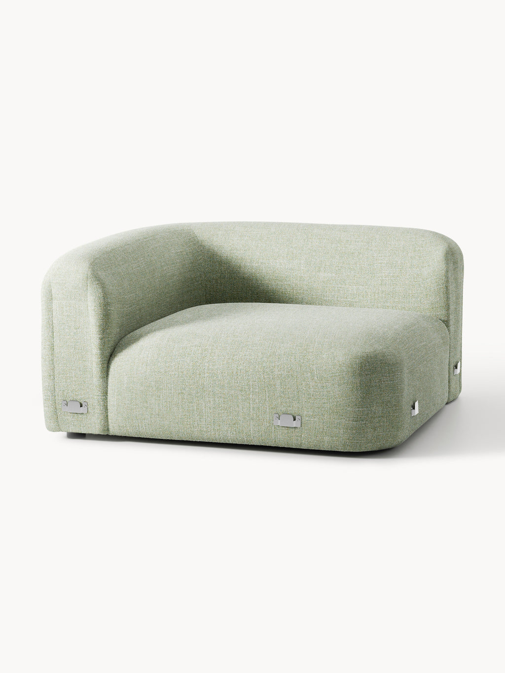 Wolke Round Bouclé Corner Module