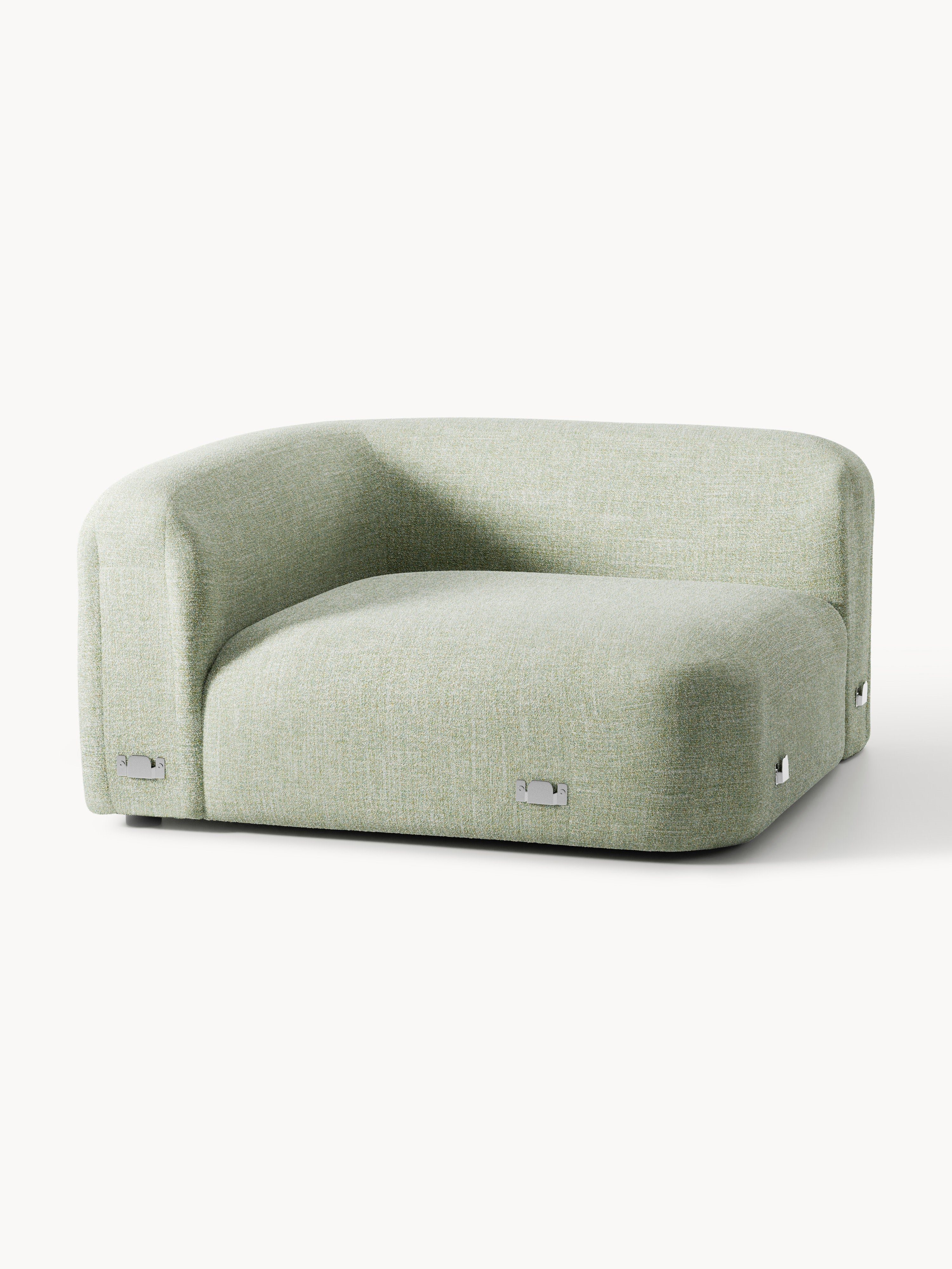 Wolke Round Bouclé Corner Module