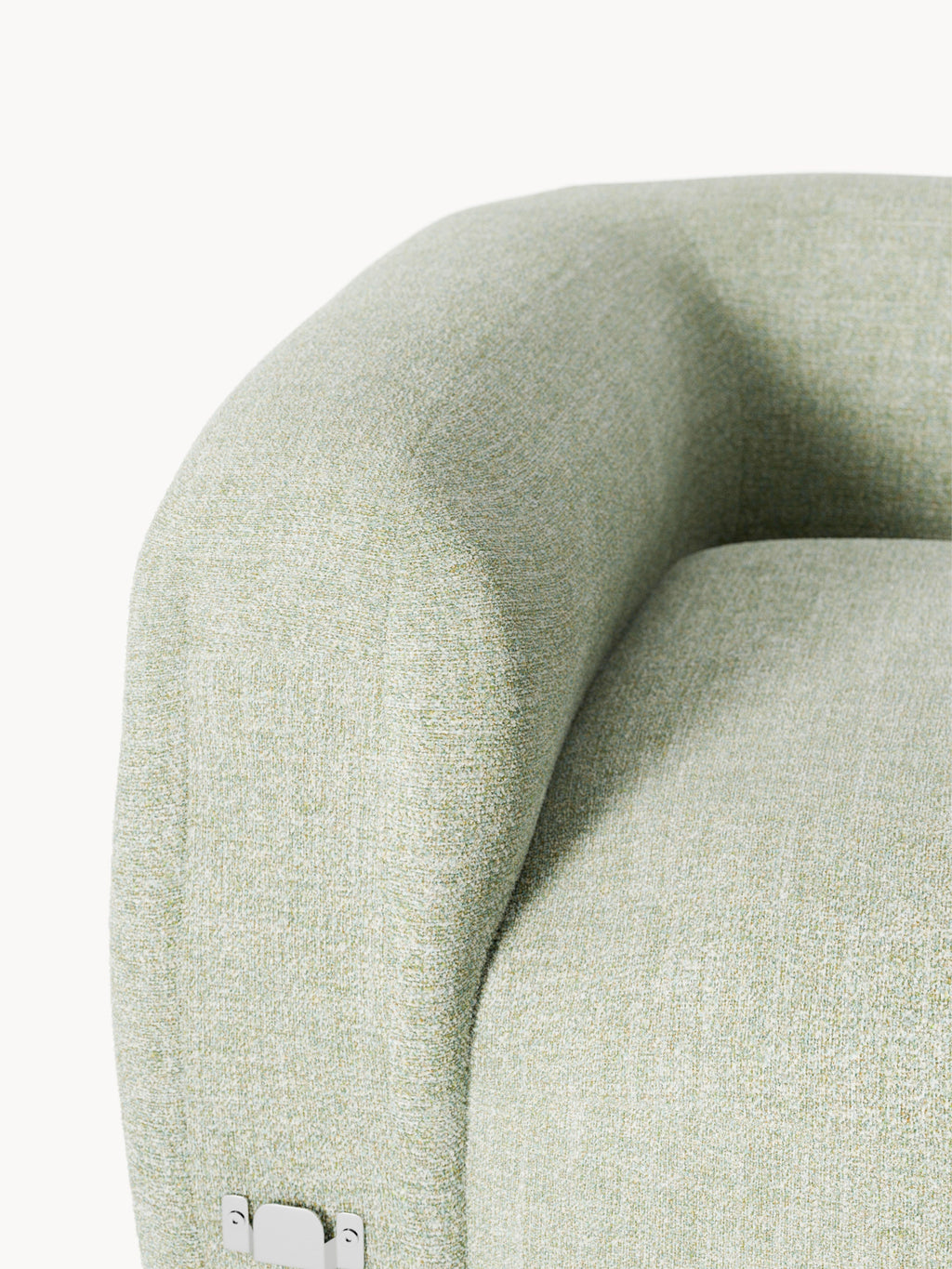 Wolke Round Bouclé Corner Module