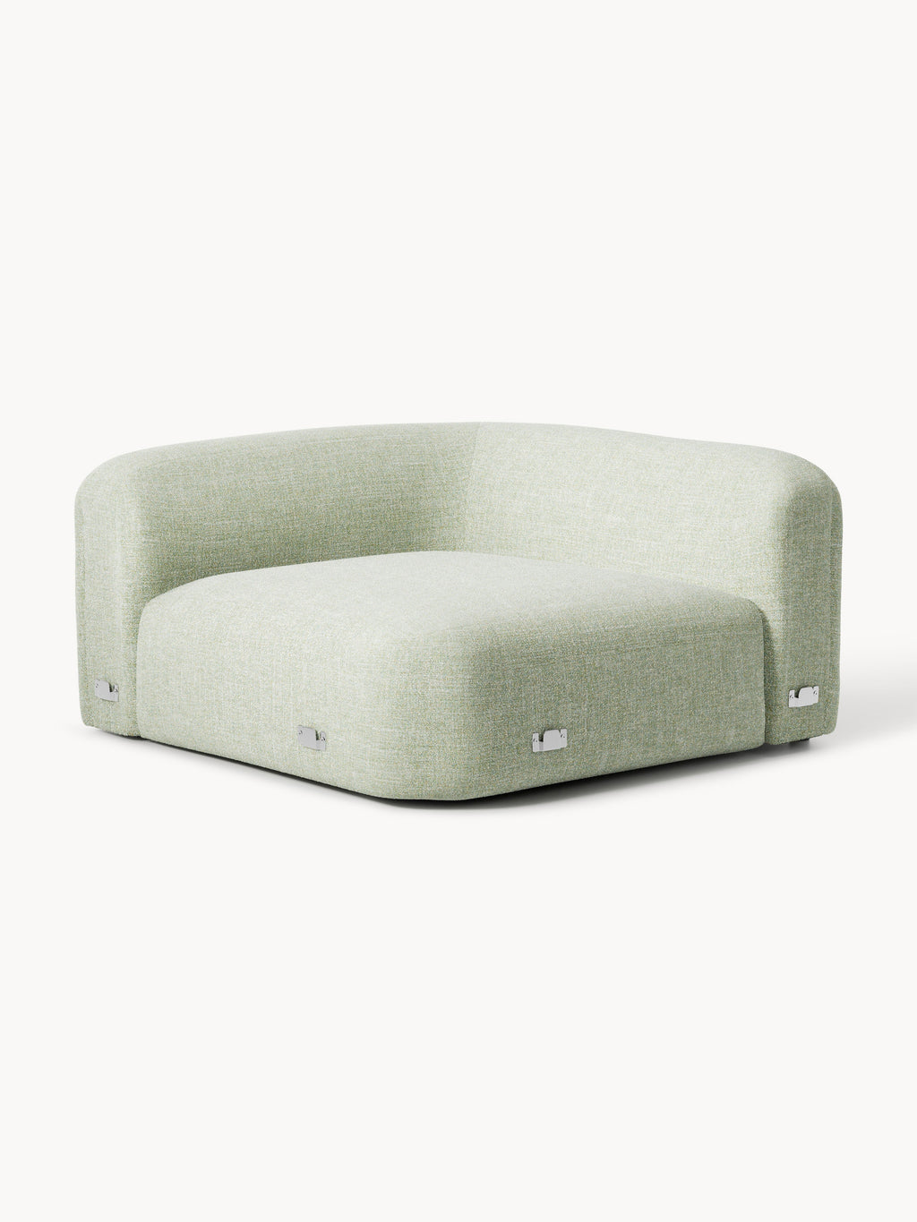 Wolke Round Bouclé Corner Module