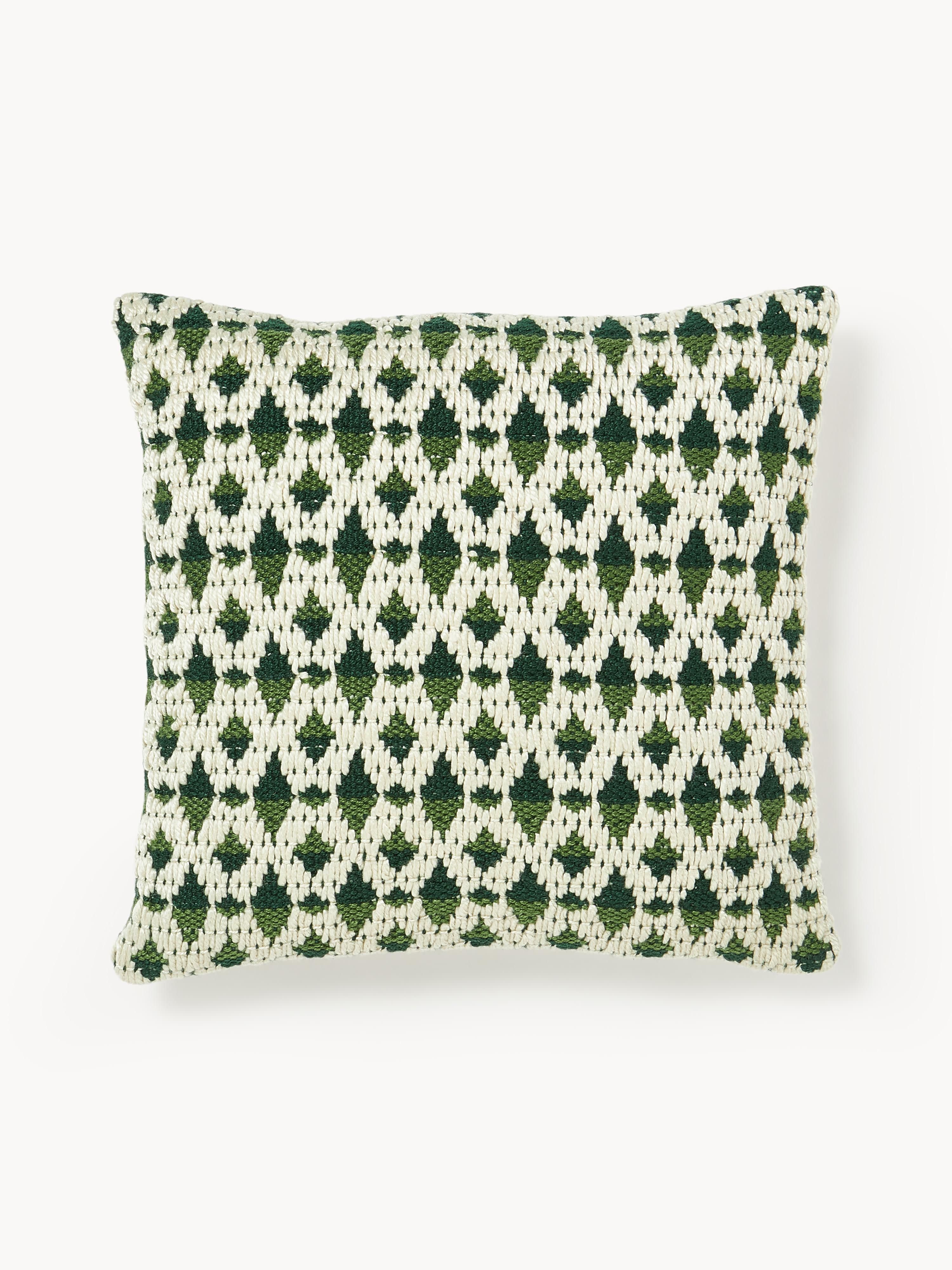 Gallery image 1 - Outdoor Cushion Cover Yamir with Woven Pattern
