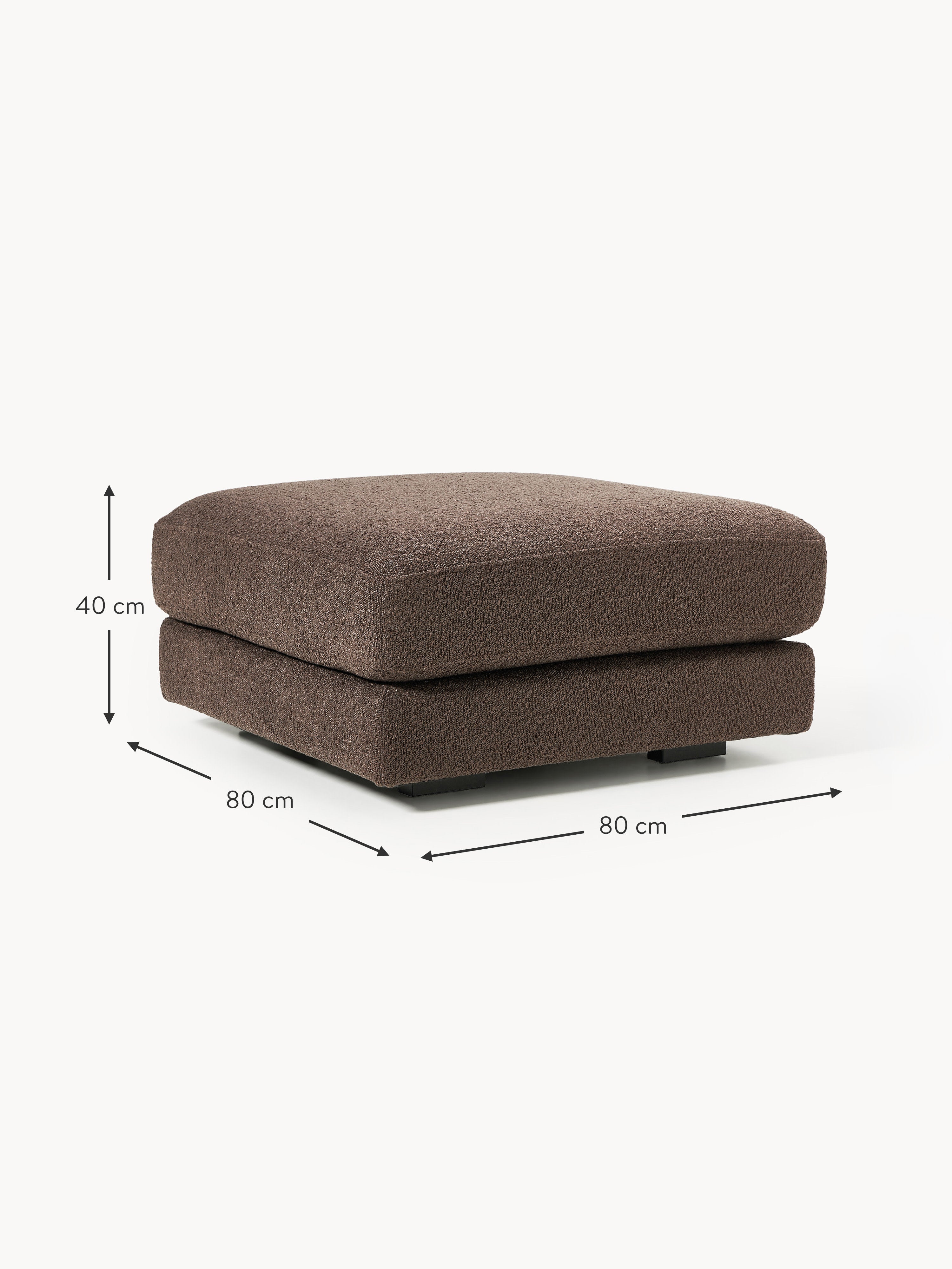 Tribeca Bouclé Ottoman