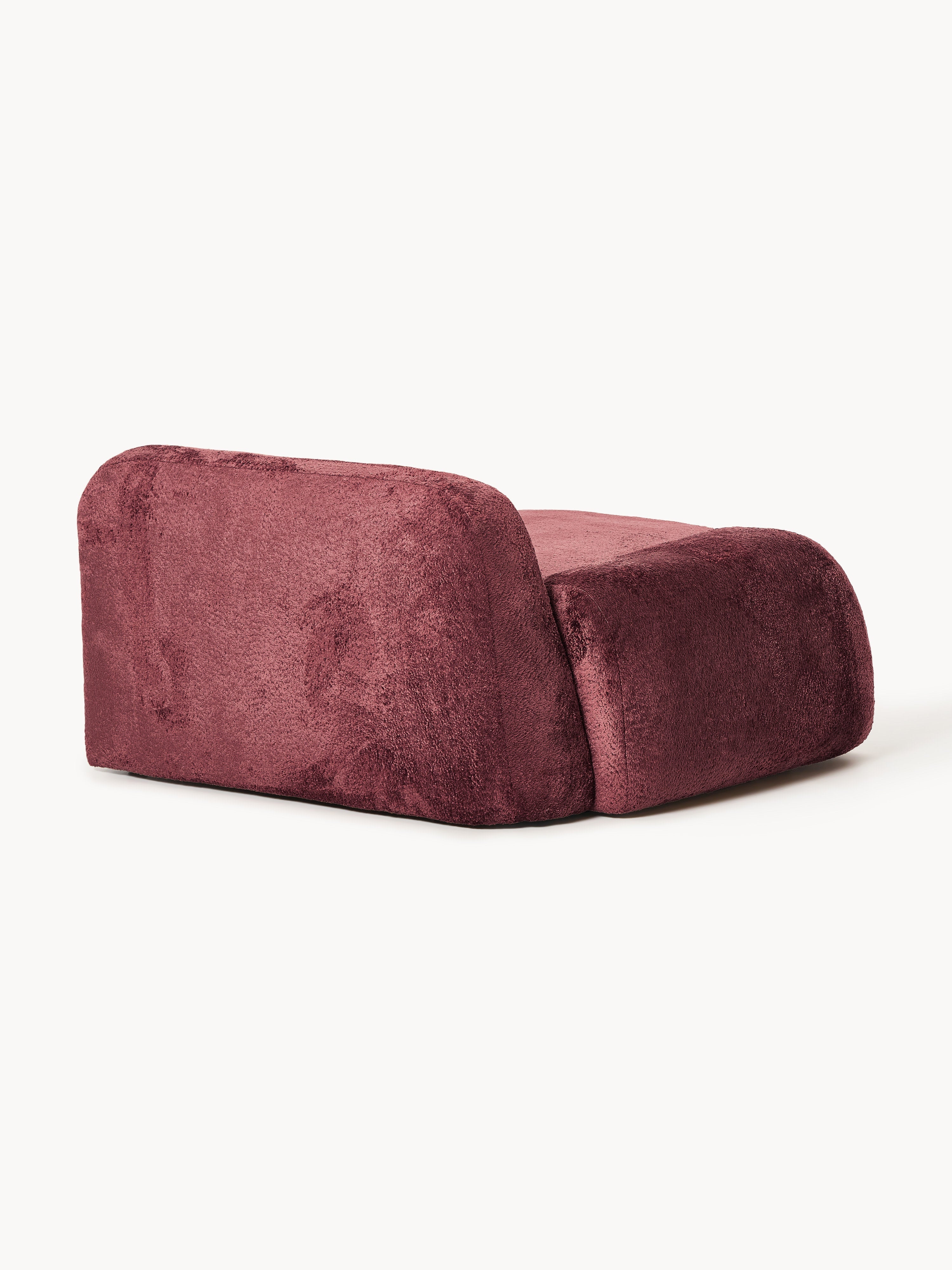 Wolke Teddy Bouclé Chaise Corner Module