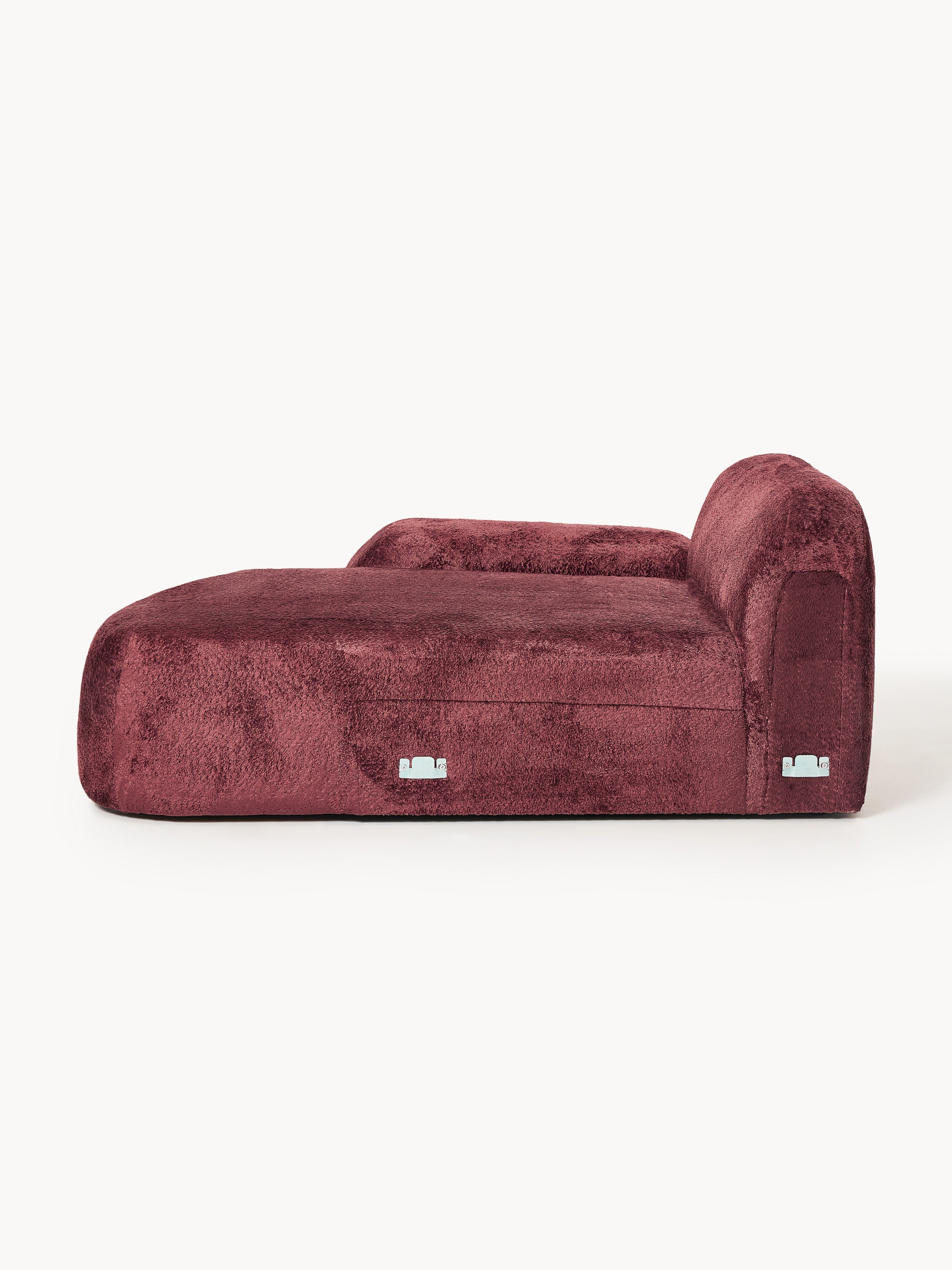Wolke Teddy Bouclé Chaise Corner Module