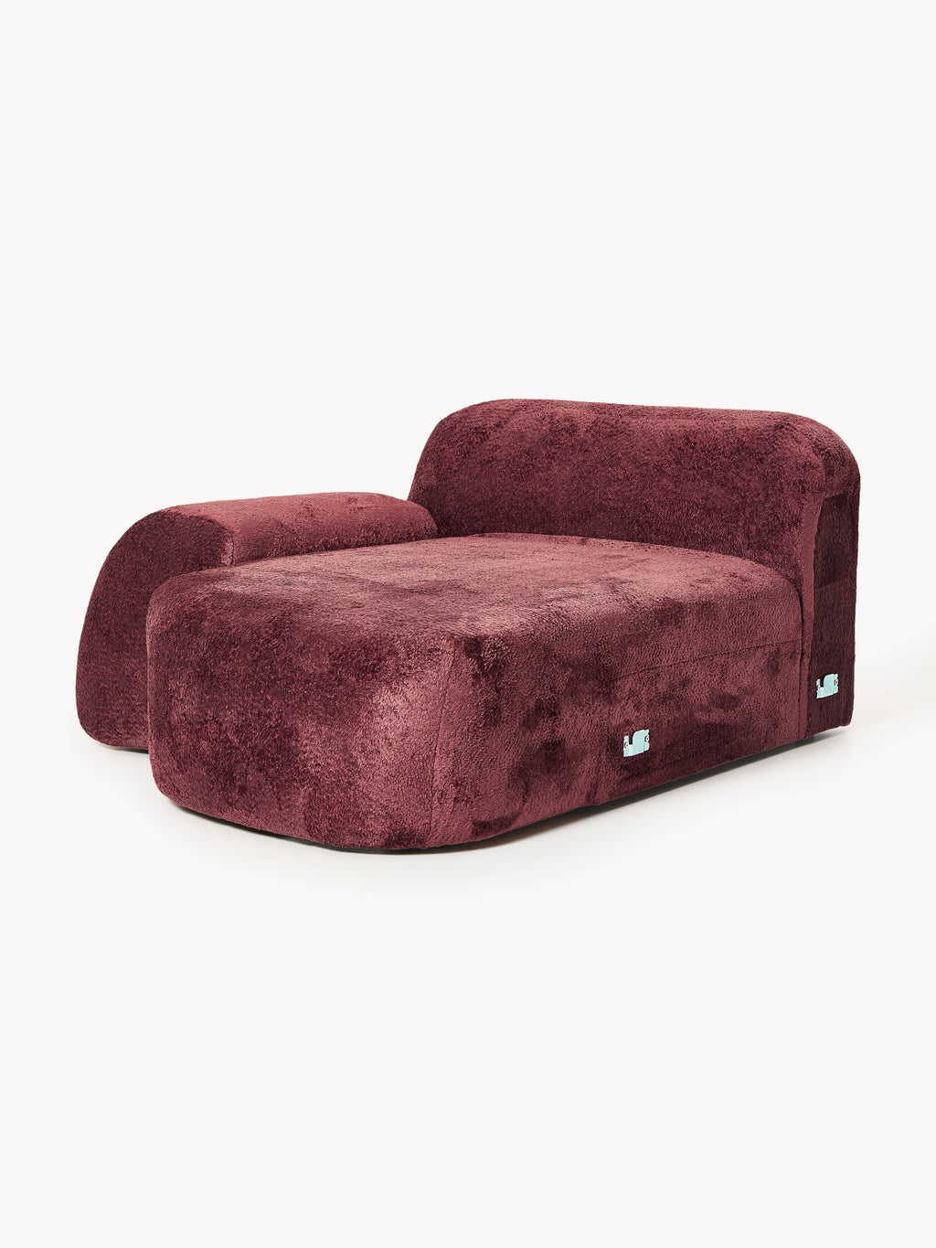Wolke Teddy Bouclé Chaise Corner Module