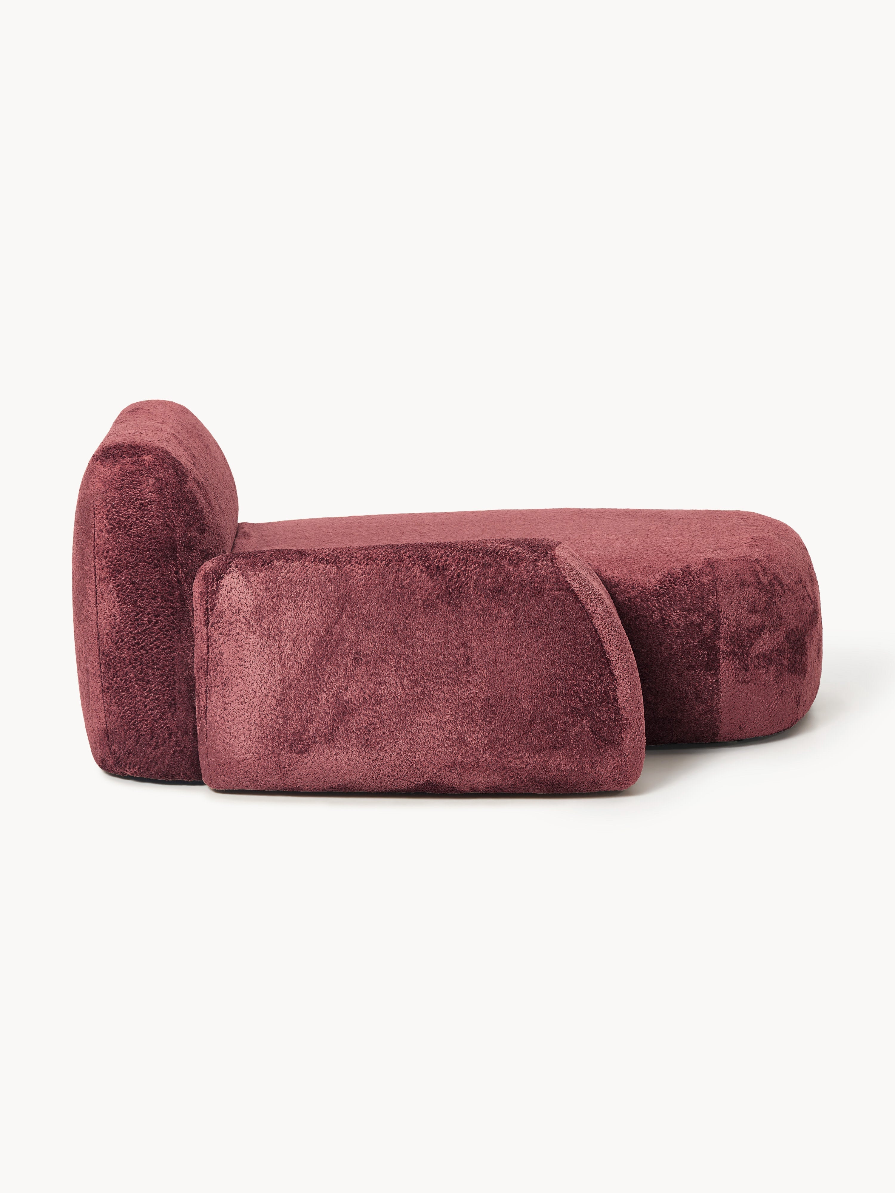 Wolke Teddy Bouclé Chaise Corner Module