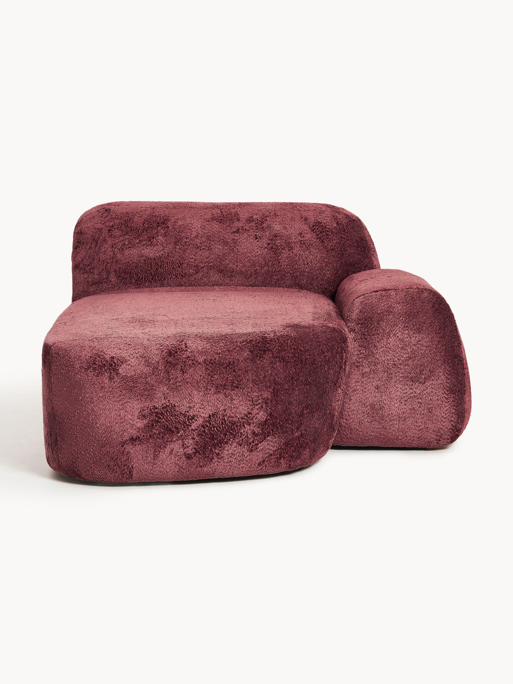 Wolke Teddy Bouclé Chaise Corner Module