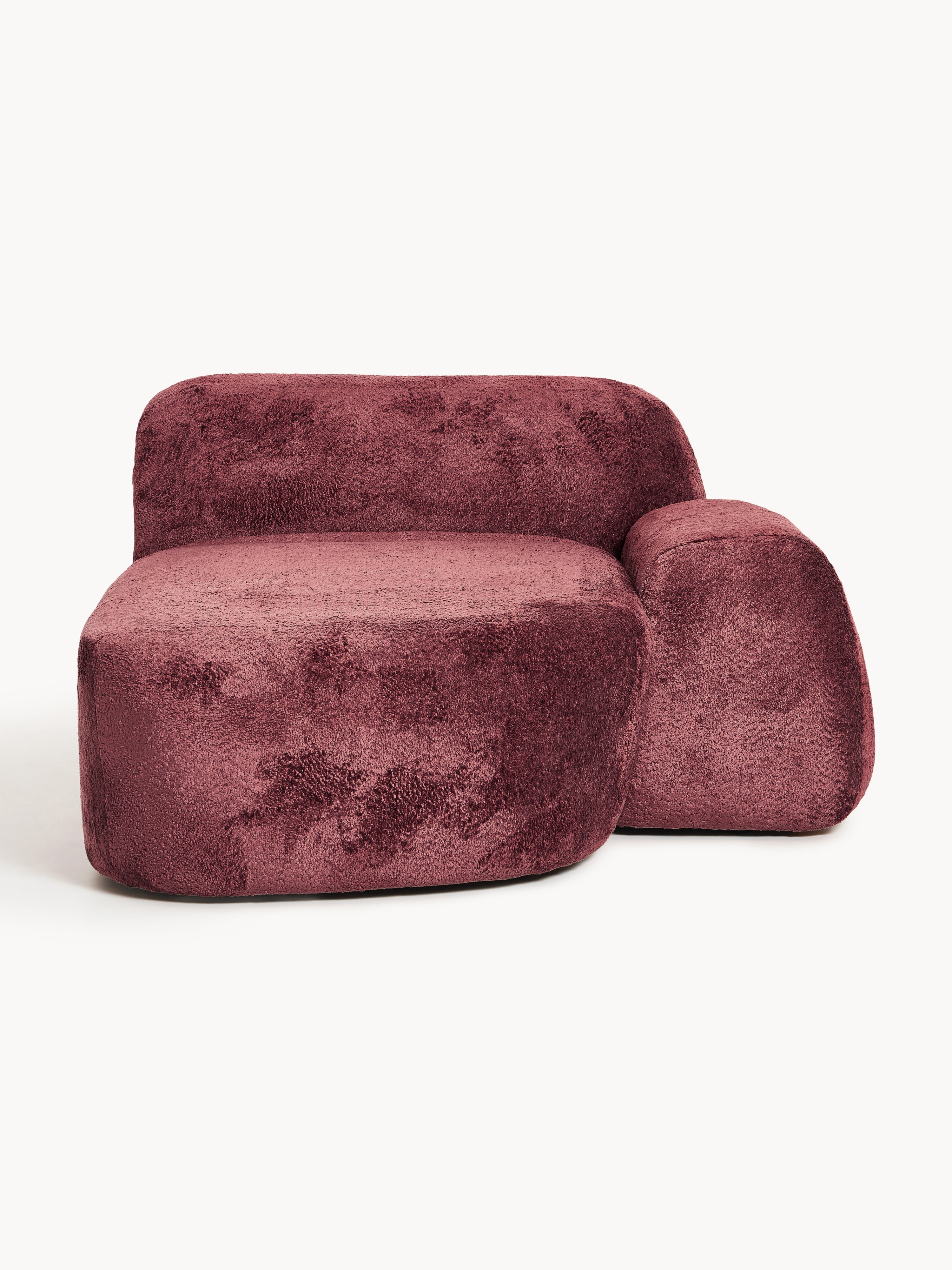 Wolke Teddy Bouclé Chaise Corner Module
