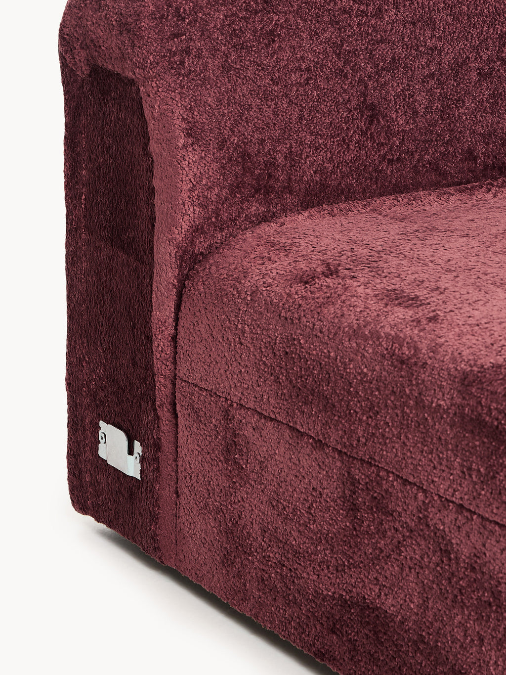 Wolke Teddy Bouclé Chaise Corner Module
