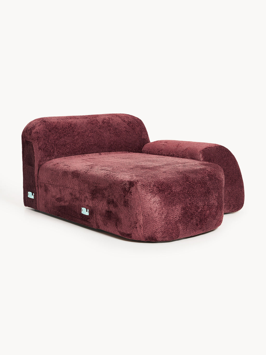 Wolke Teddy Bouclé Chaise Corner Module