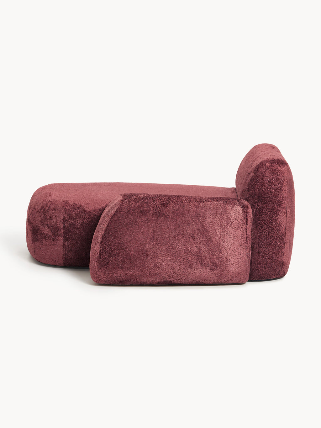 Wolke Teddy Bouclé Chaise Corner Module