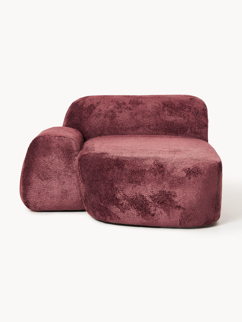 Wolke Teddy Bouclé Chaise Corner Module