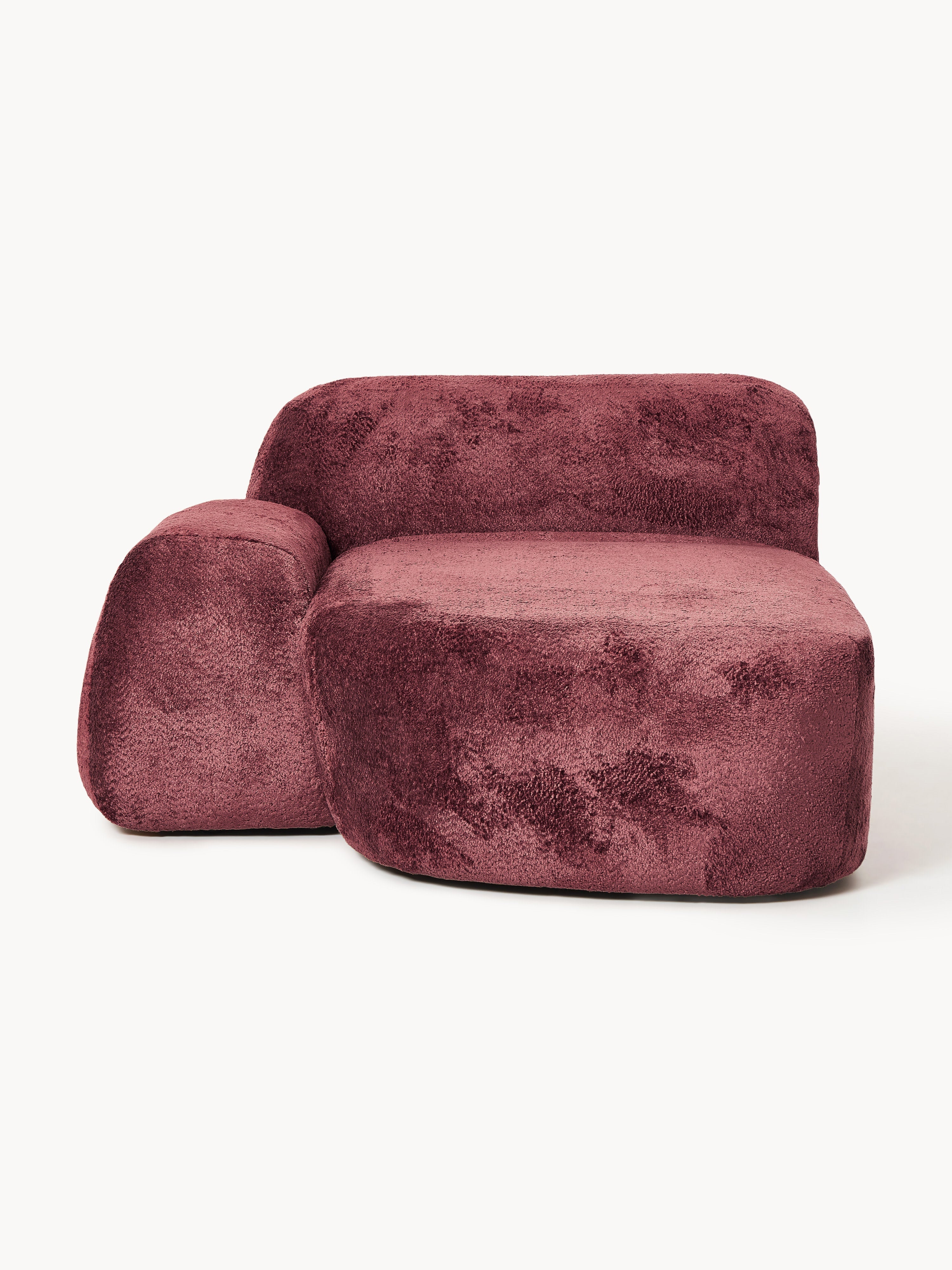 Wolke Teddy Bouclé Chaise Corner Module