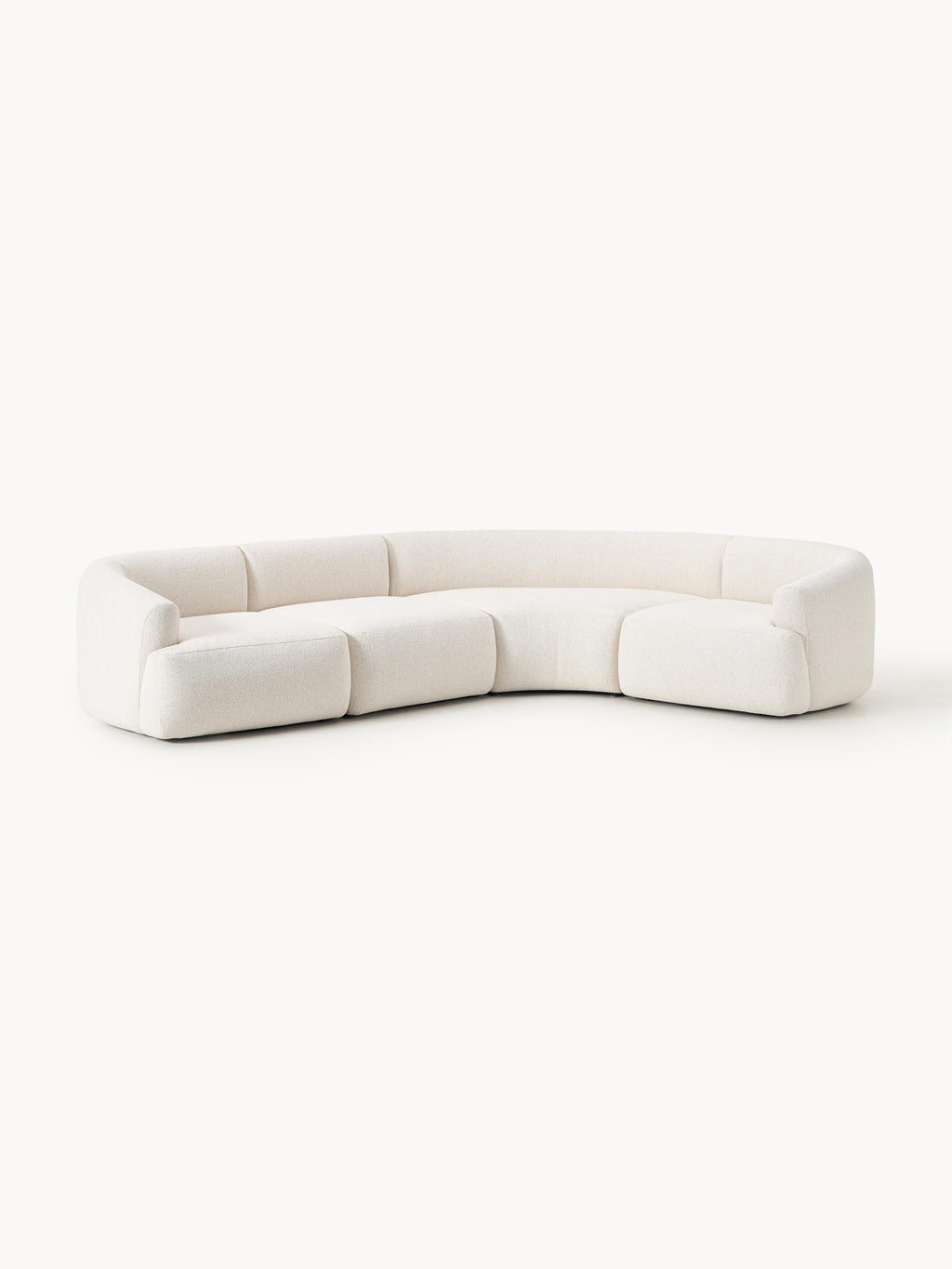 Sofia Modular Bouclé Corner Sofa (4-seater)