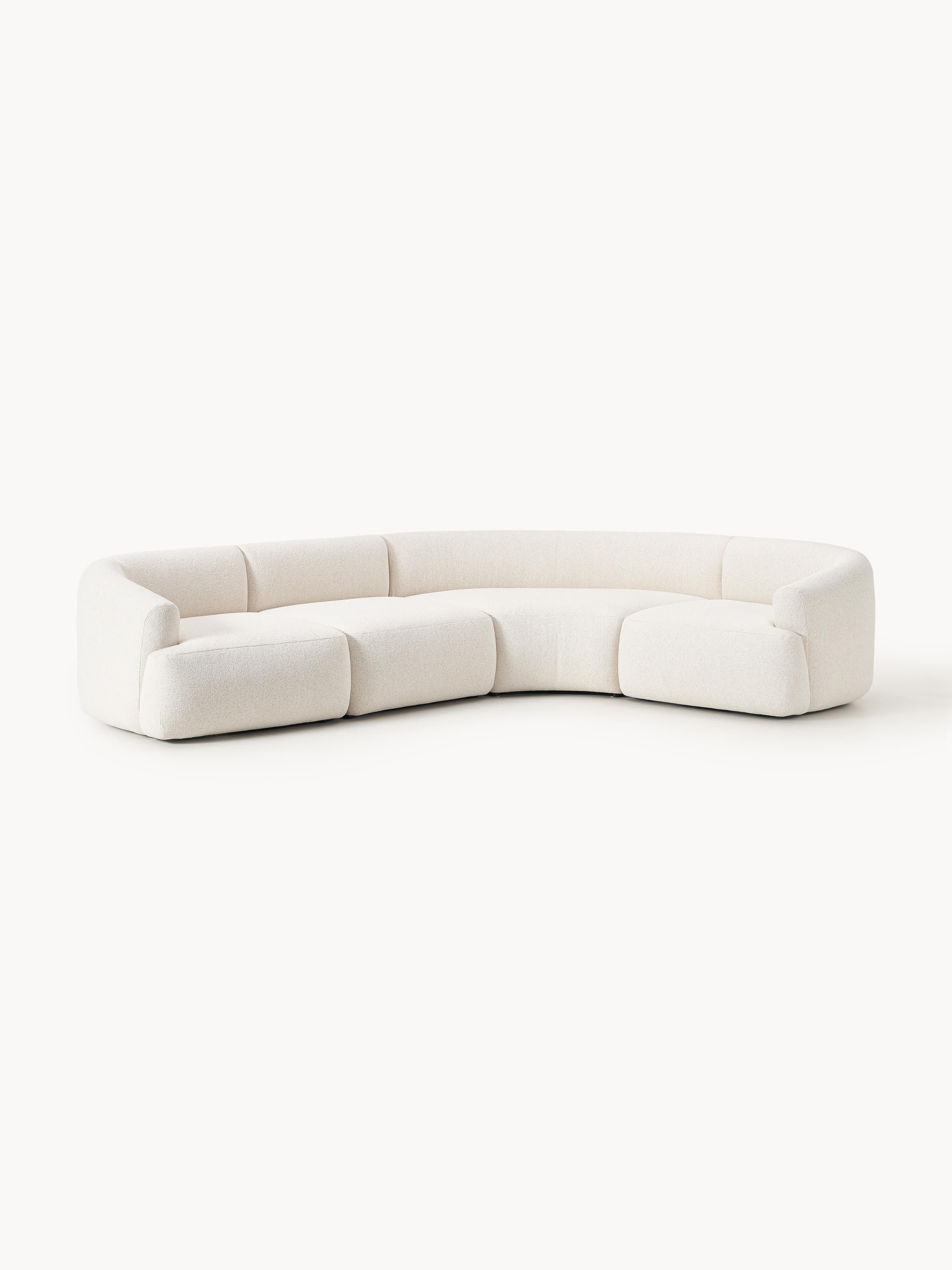 Sofia Modular Bouclé Corner Sofa (4-seater)