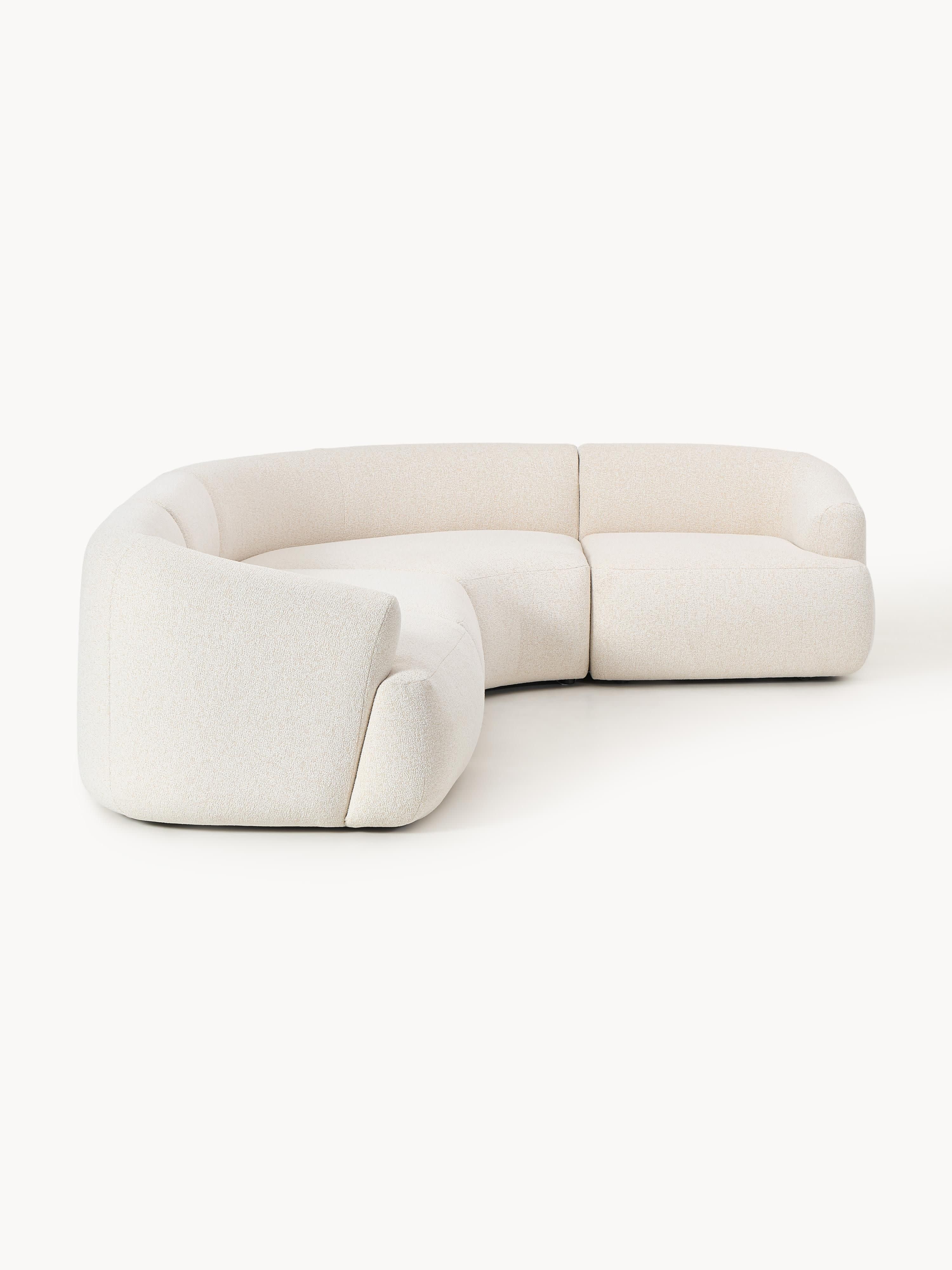 Sofia Modular Bouclé Corner Sofa (4-seater)