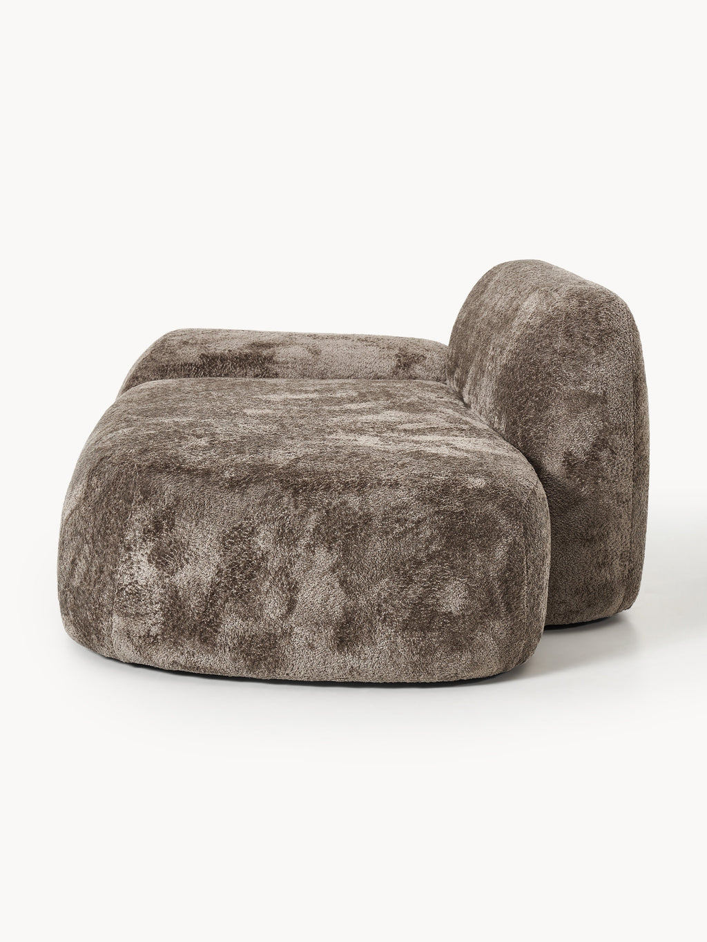 Wolke Teddy Bouclé Sofa (2-seater) with Chaise End