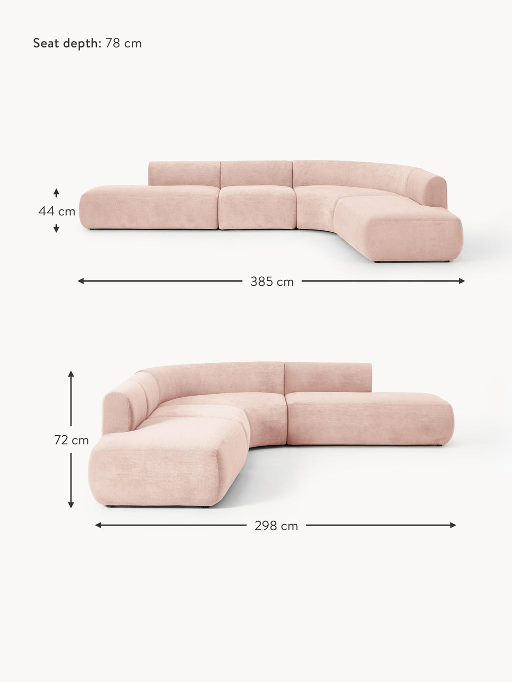 Sofia XL Modular Corner Sofa