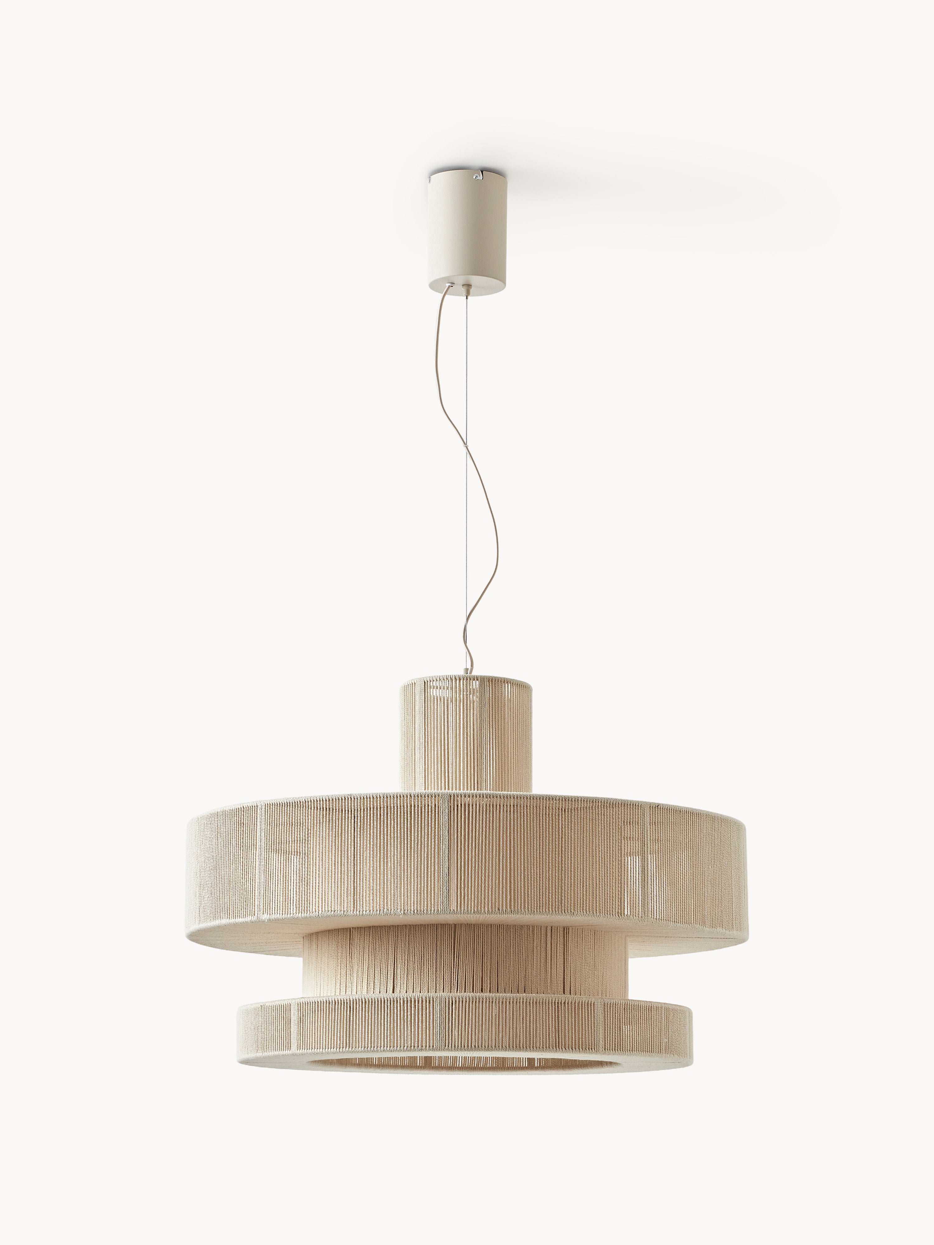 Lace Large Linen Thread Pendant Light