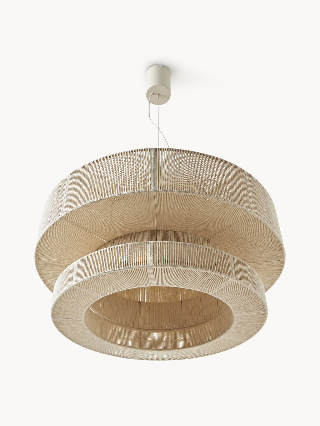 Lace Large Linen Thread Pendant Light