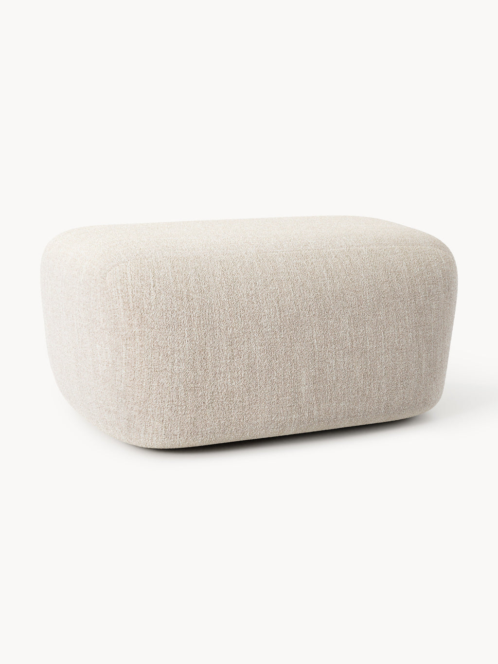Gallery image 1 - Large Bouclé Ottoman Wolke