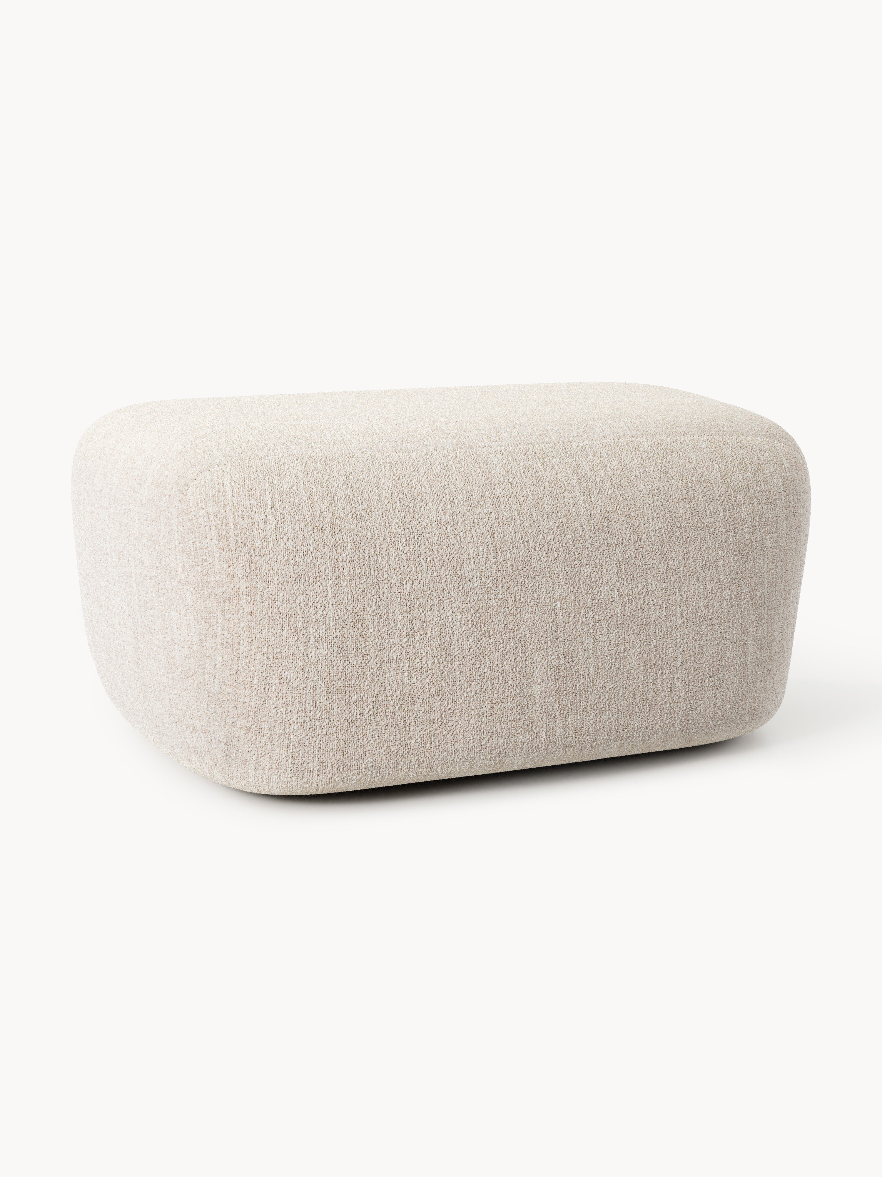 Gallery image 1 - Large Bouclé Ottoman Wolke