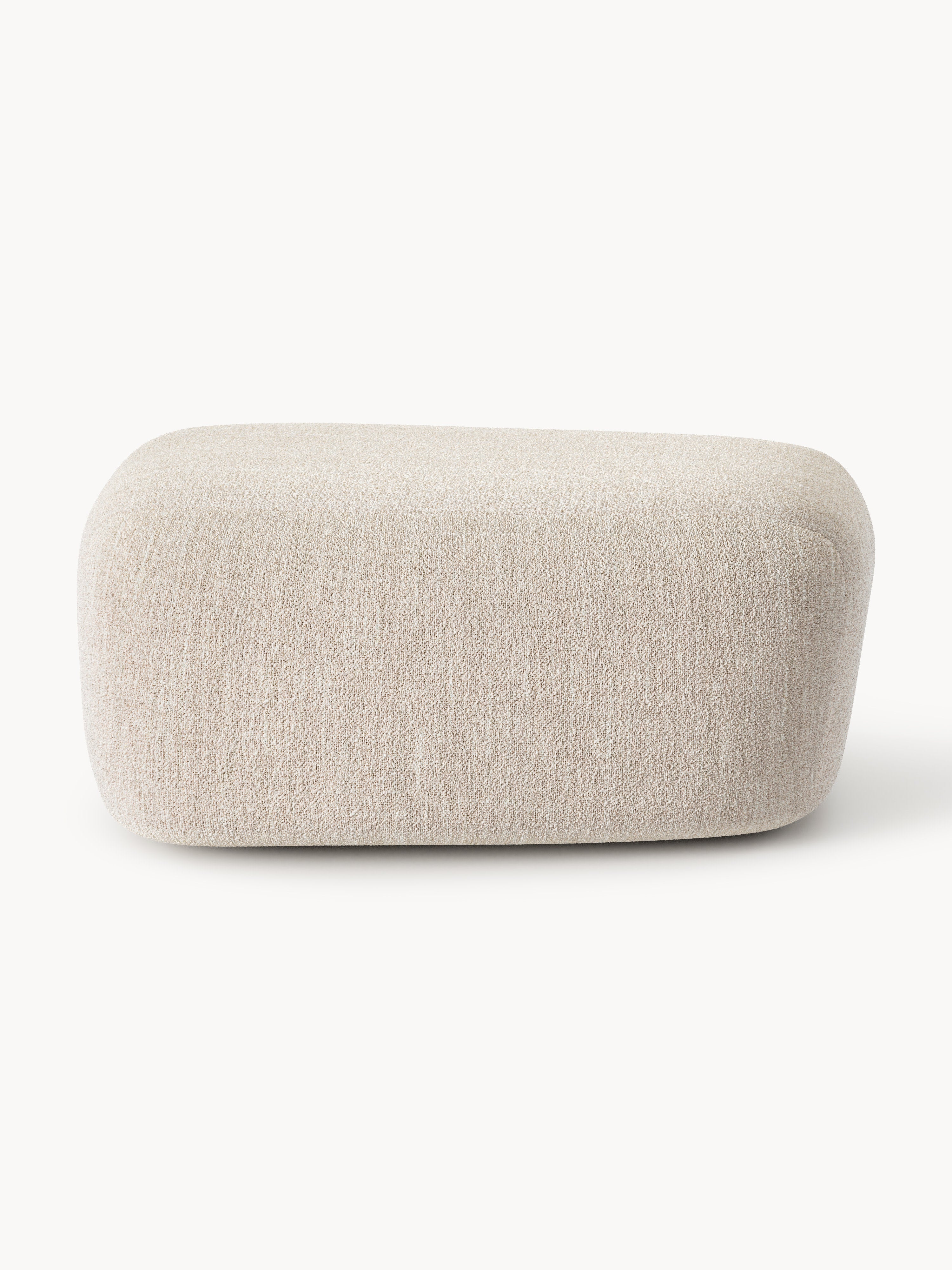 Wolke Large Bouclé Ottoman