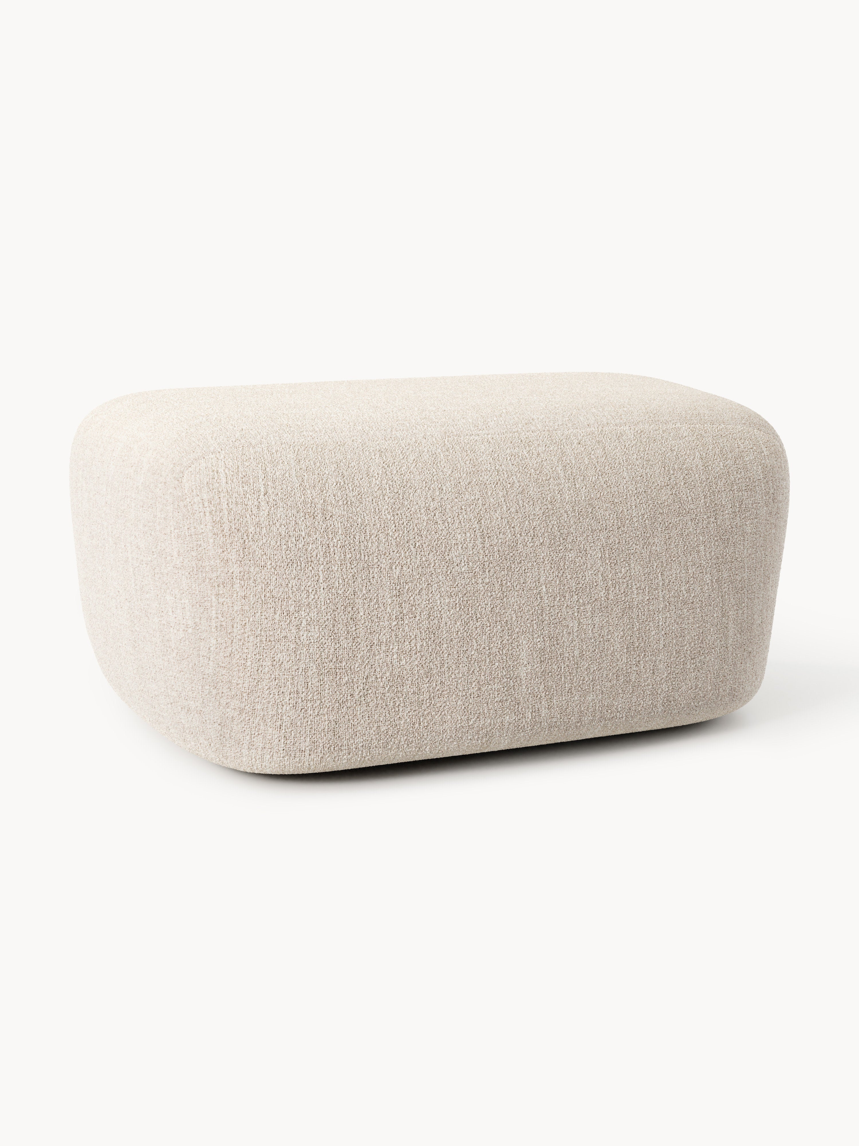 Wolke Large Bouclé Ottoman
