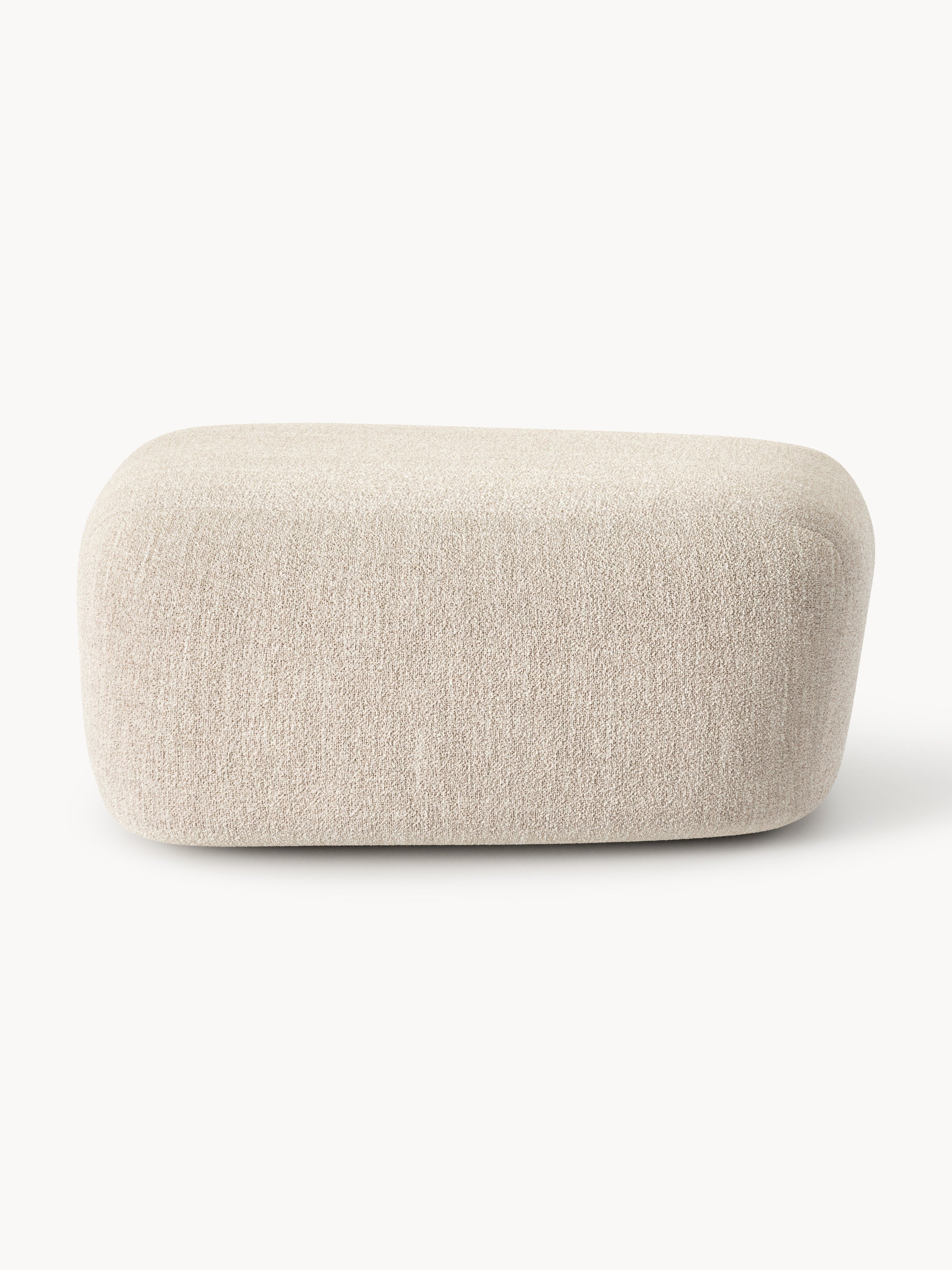 Wolke Large Bouclé Ottoman