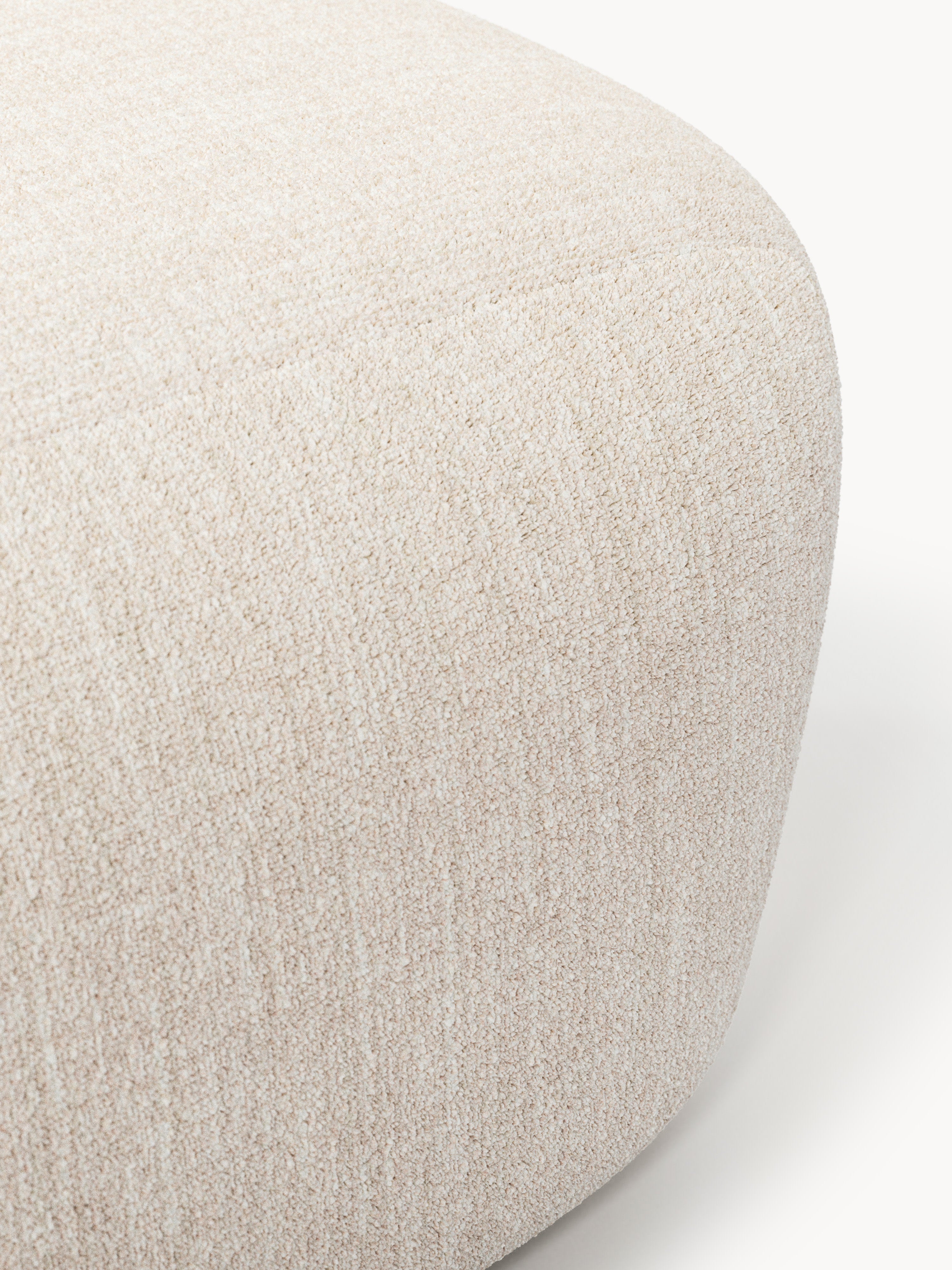 Wolke Large Bouclé Ottoman