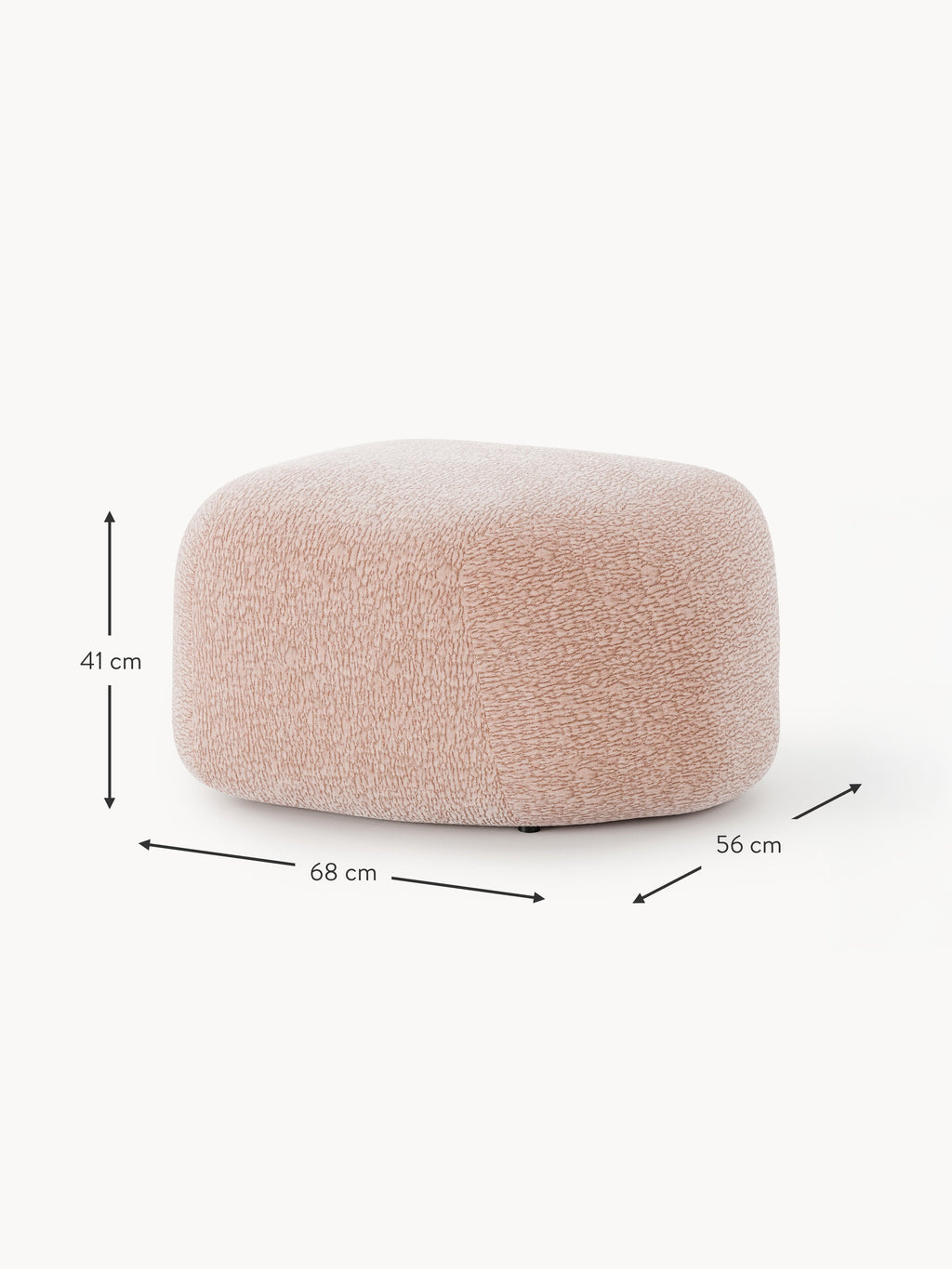 Wolke Oval Ottoman