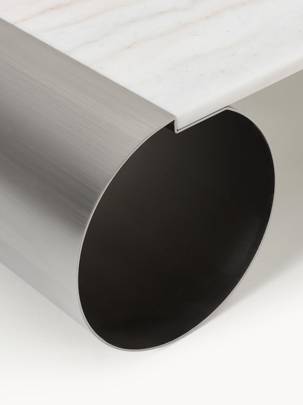 Blaze Coffee Table with Marble Top, W 120 cm