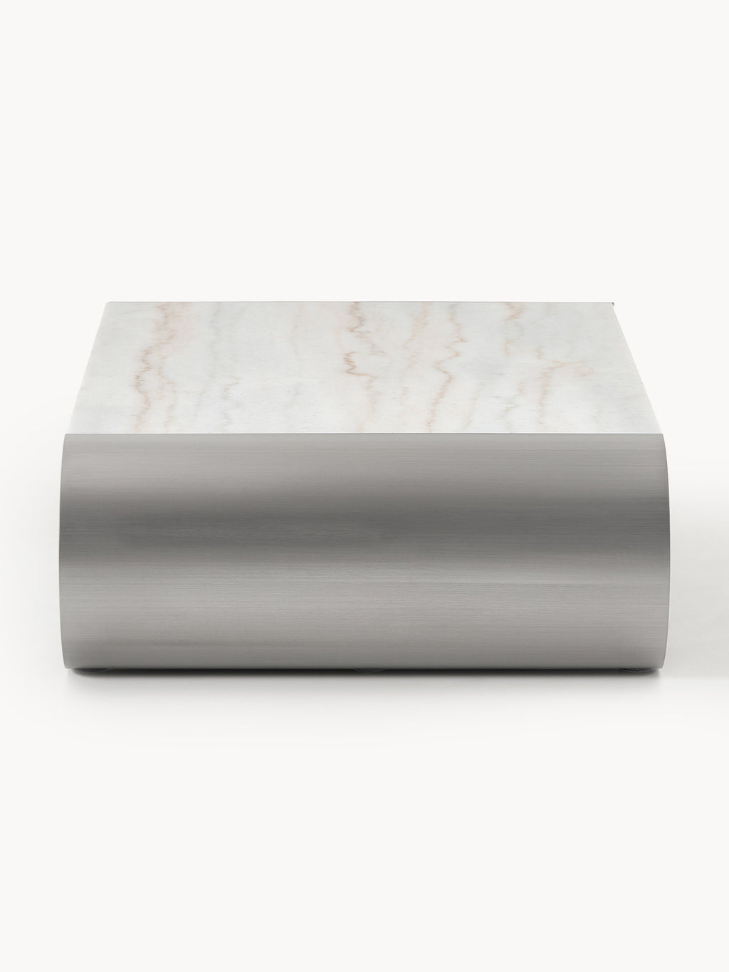 Blaze Coffee Table with Marble Top, W 120 cm