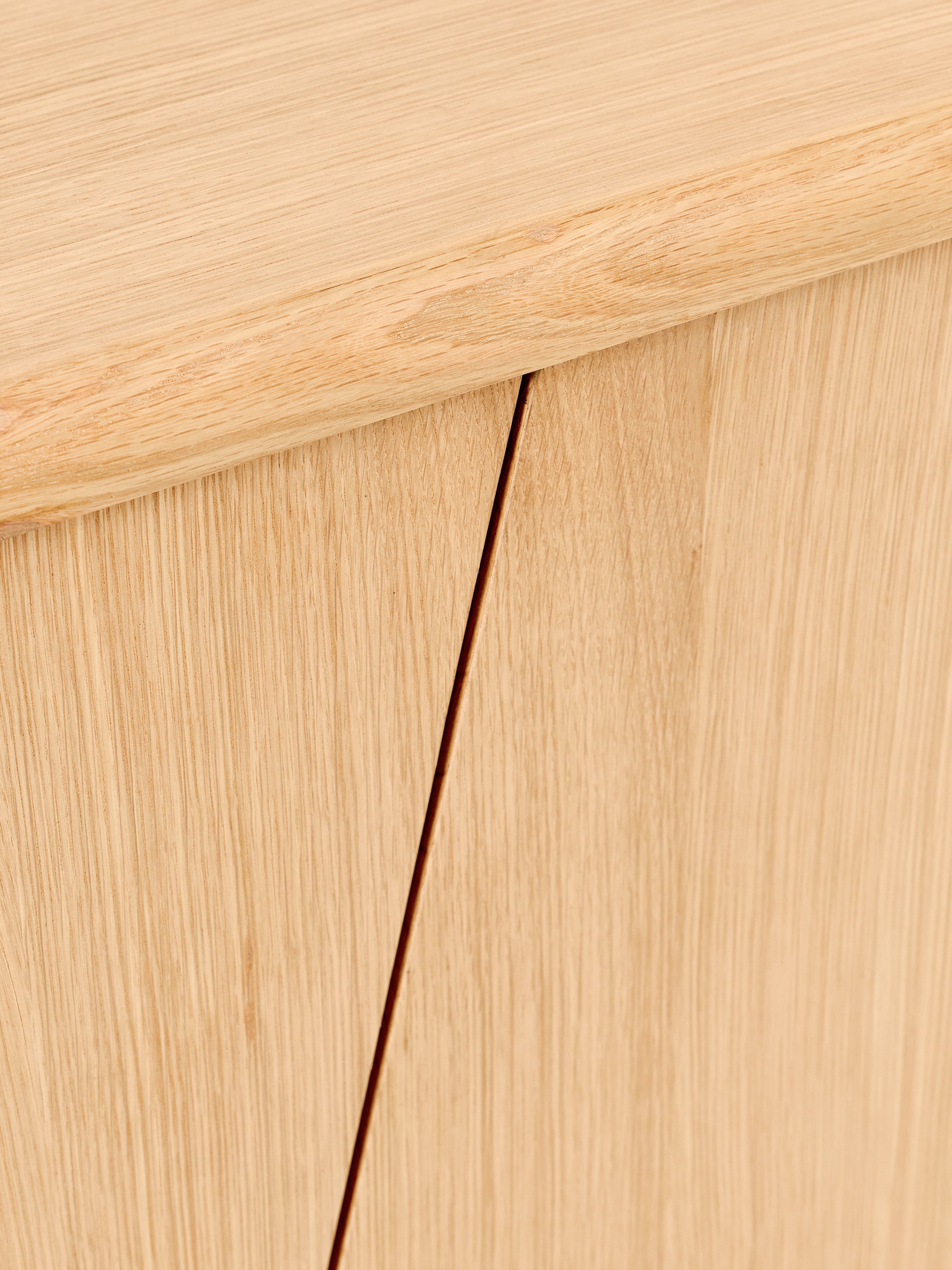 Tundra Wooden Sideboard with Travertine Legs