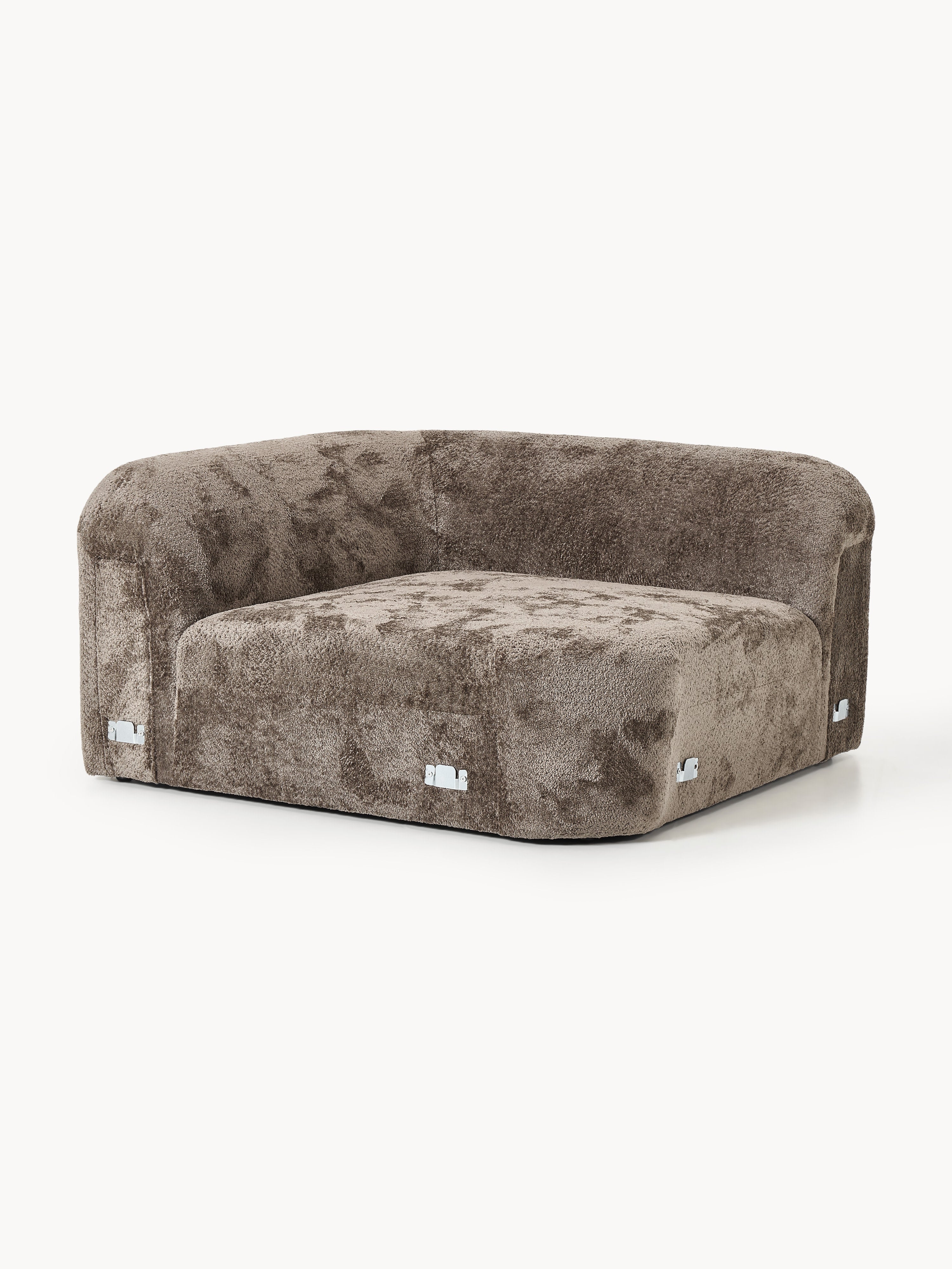Wolke Round Teddy Bouclé Corner Module