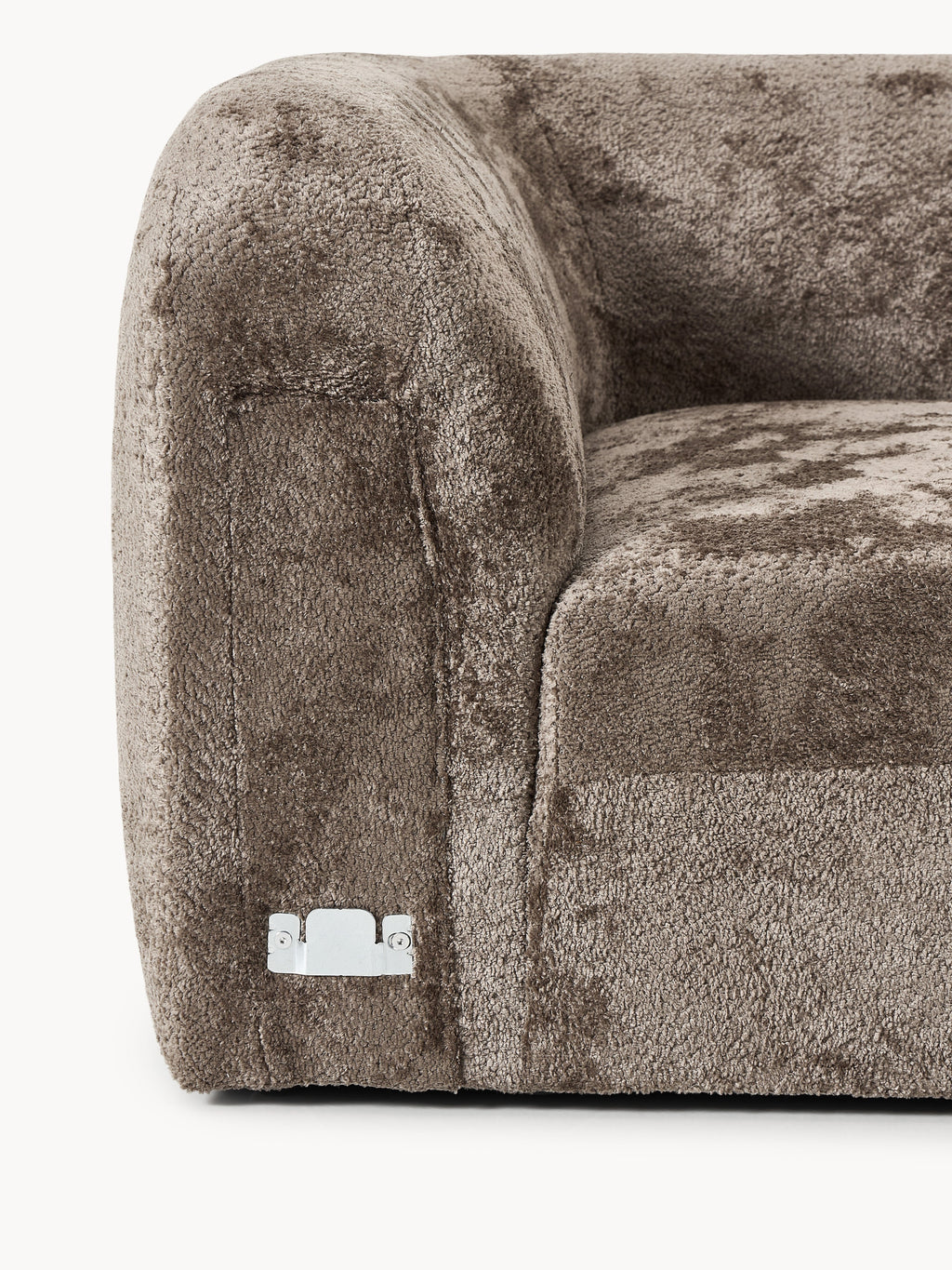 Wolke Round Teddy Bouclé Corner Module