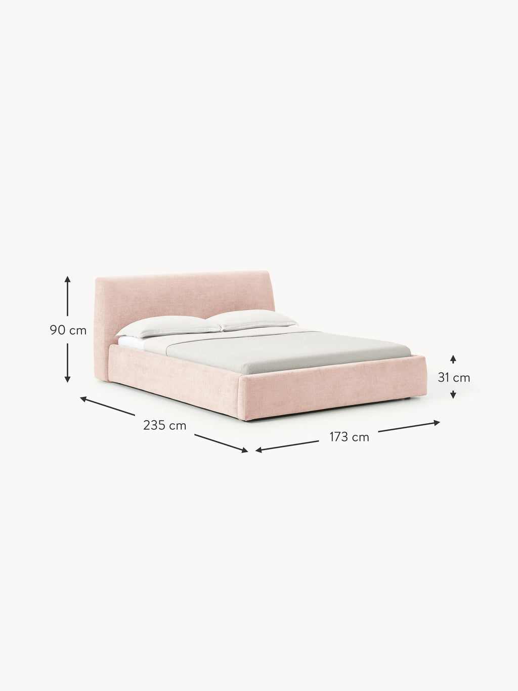 Cloud Upholstered Bed