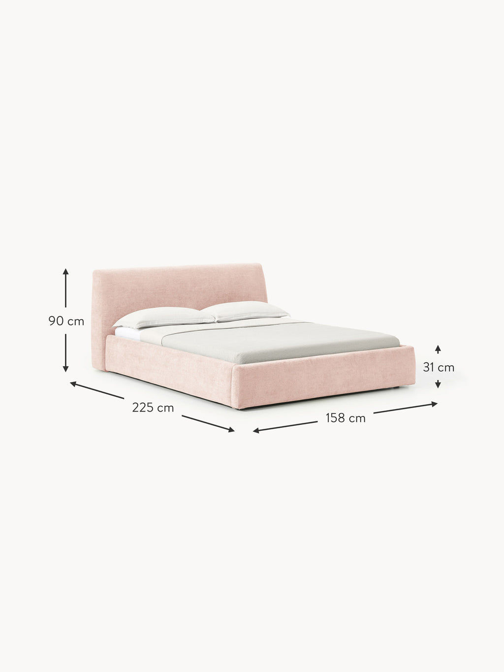 Cloud Upholstered Bed