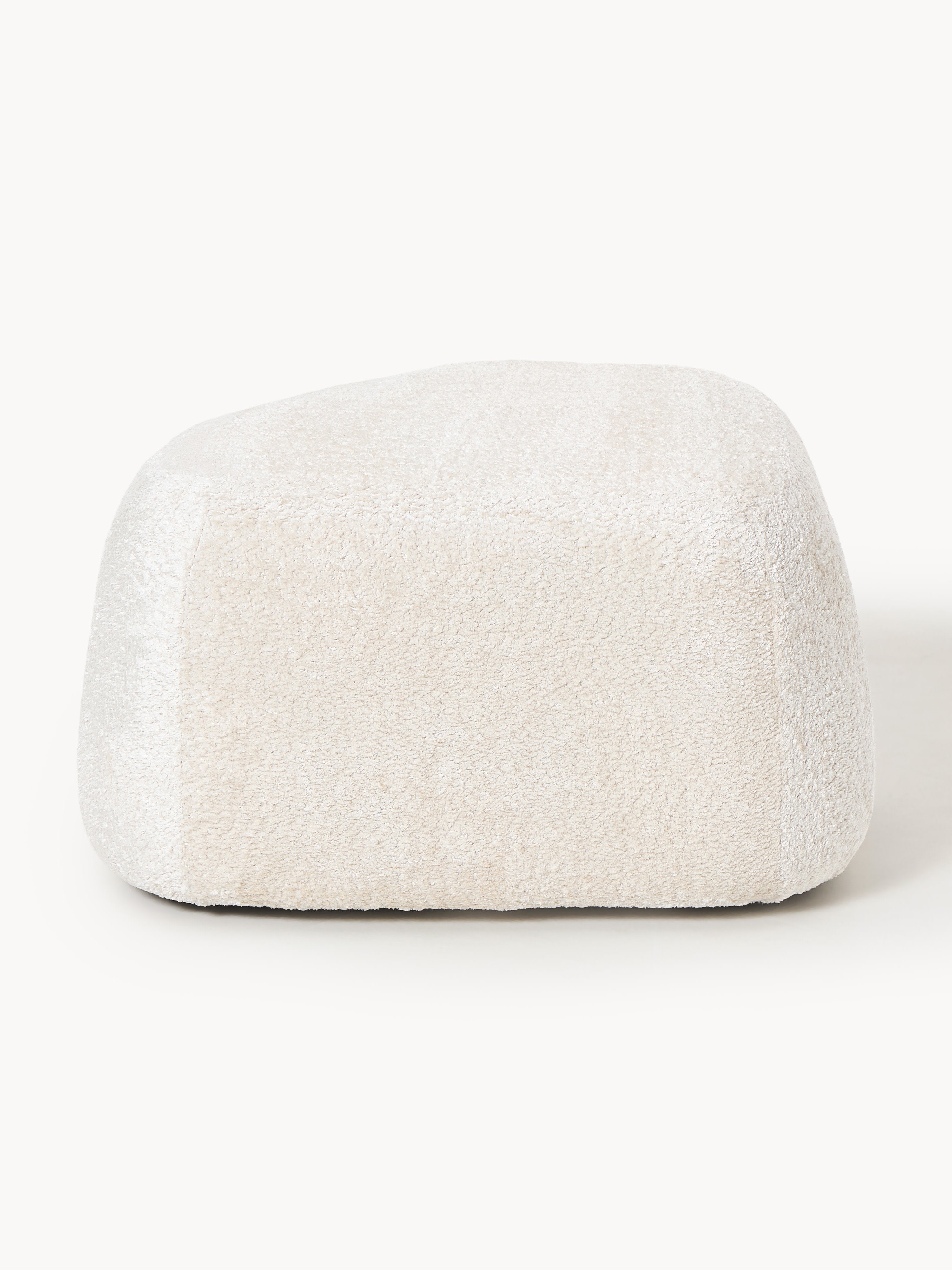 Wolke Oval Teddy Bouclé Ottoman
