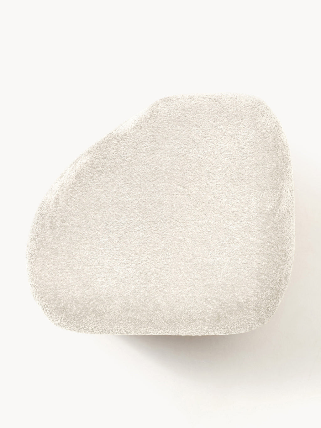 Wolke Oval Teddy Bouclé Ottoman
