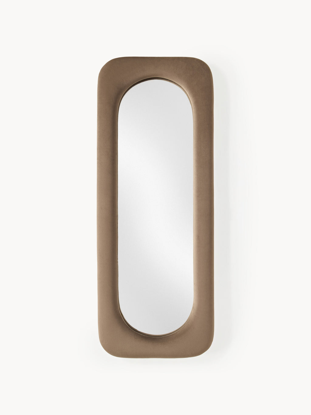 Gallery image 1 - Full-Length Wall Mirror Zola with Velvet Frame