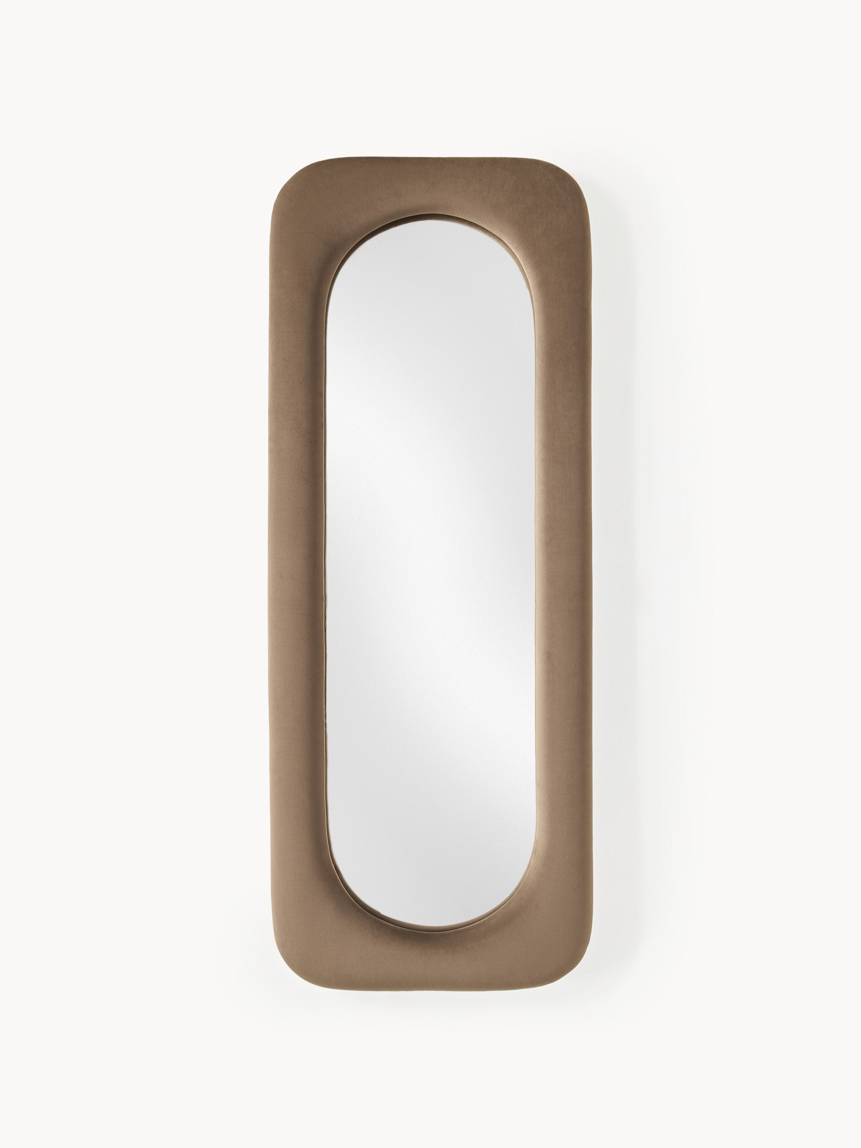 Gallery image 1 - Full-Length Wall Mirror Zola with Velvet Frame