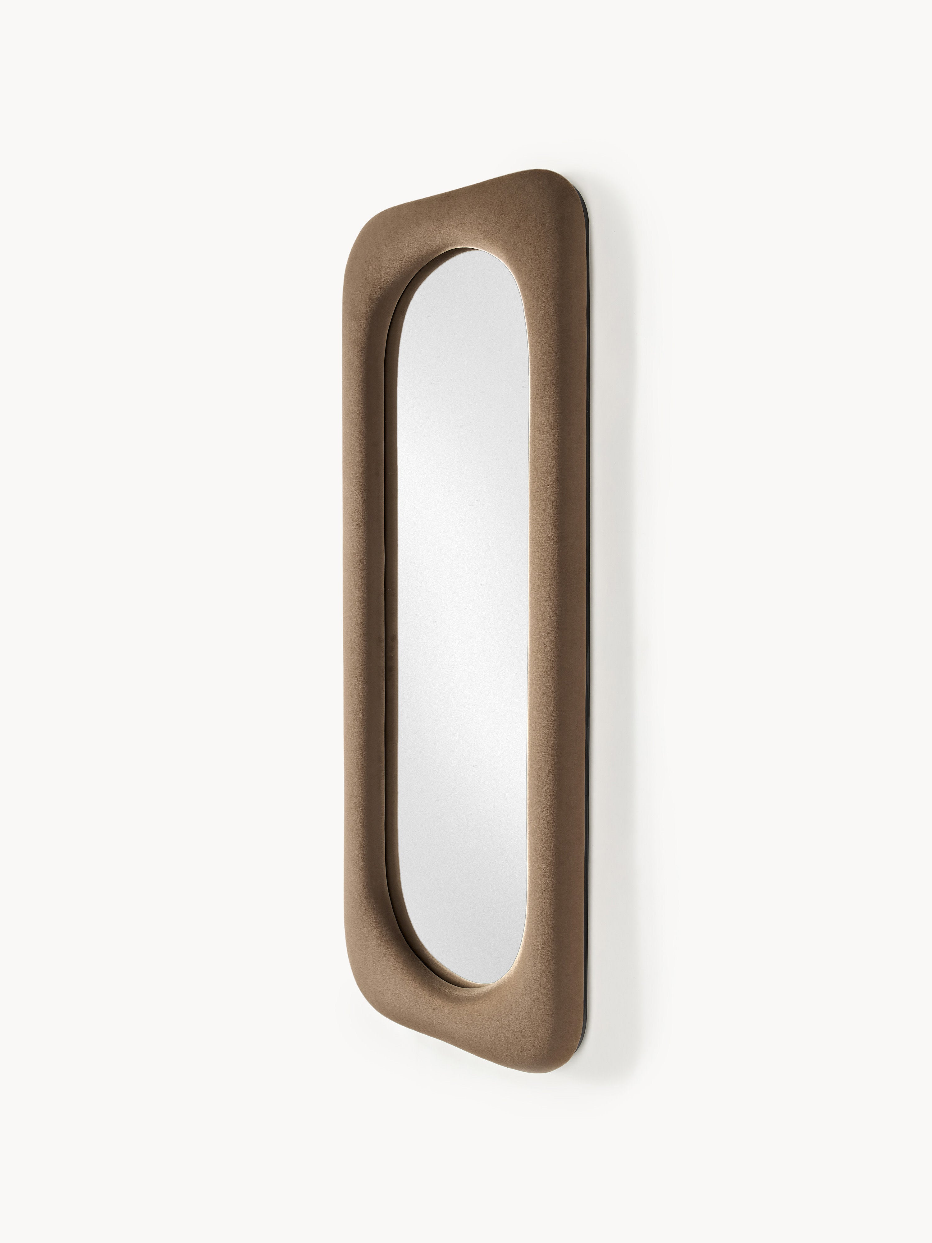 Zola Full-Length Wall Mirror with Velvet Frame