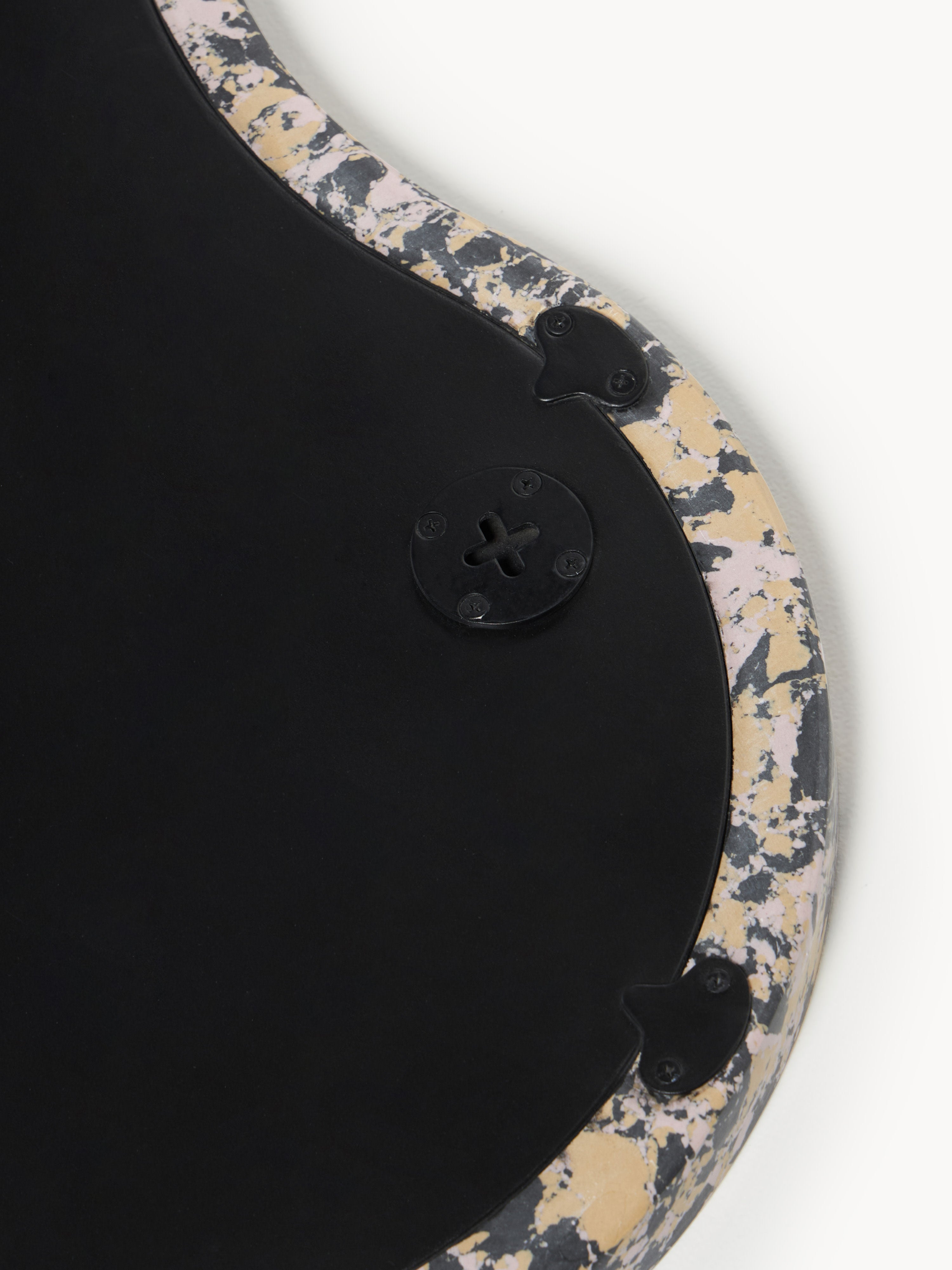 Elara Wall Mirror with Engineered Marble Frame