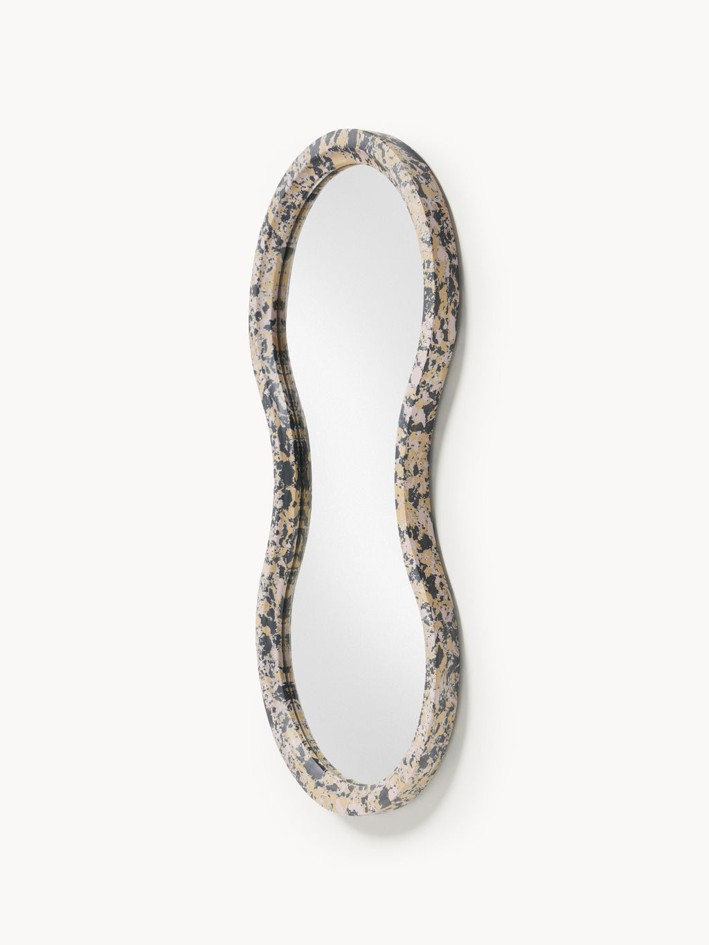 Elara Wall Mirror with Engineered Marble Frame